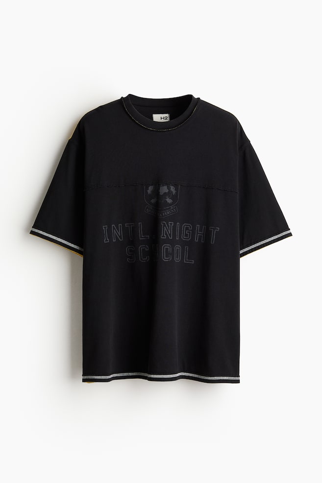 Reversible T-shirt - Yellow/Black - 1