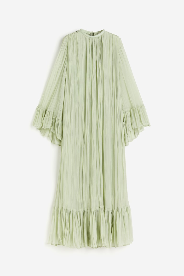 h&m kaftan dress green Women's Light Pleated Ebay