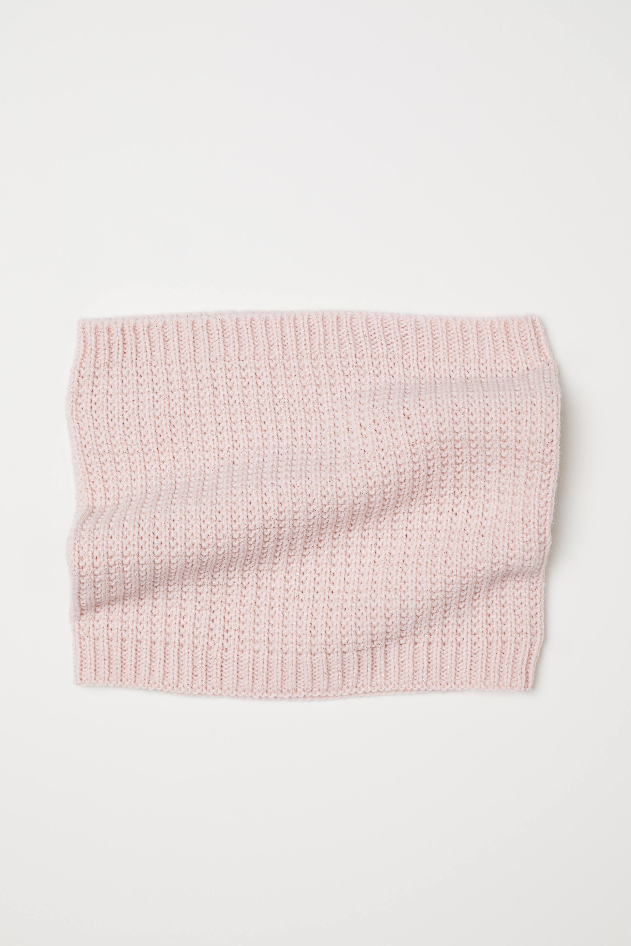 View larger image: Ribbed tube scarf - Light pink - Kids | H&M IE 2