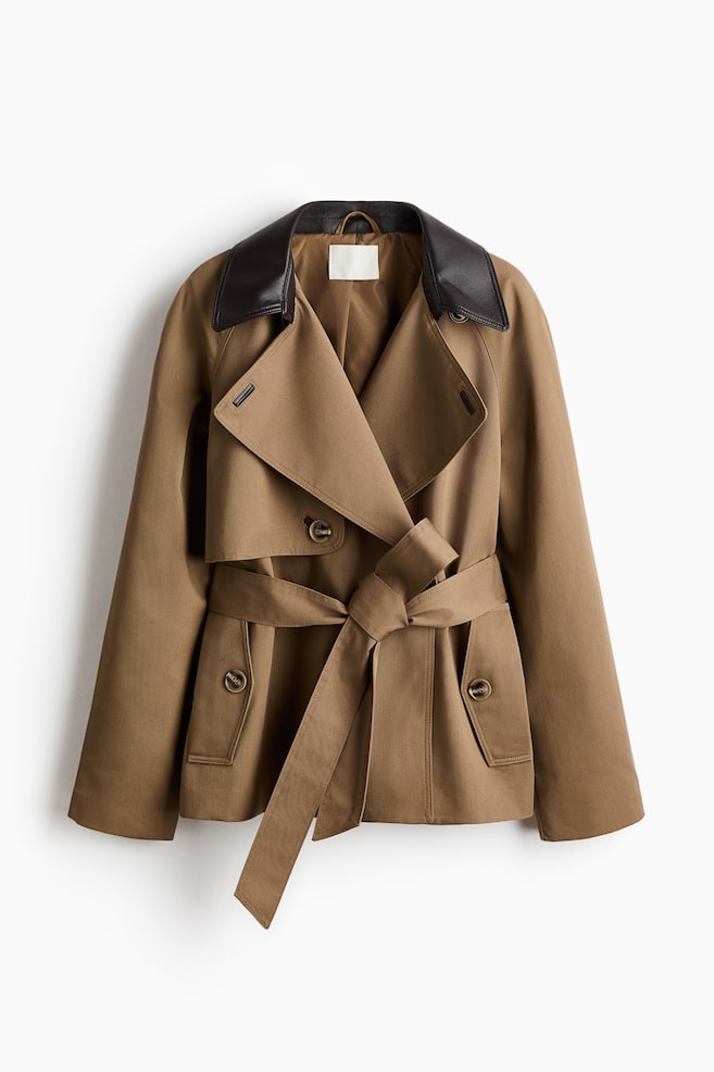 Trench Coat - Dark beige - 1
