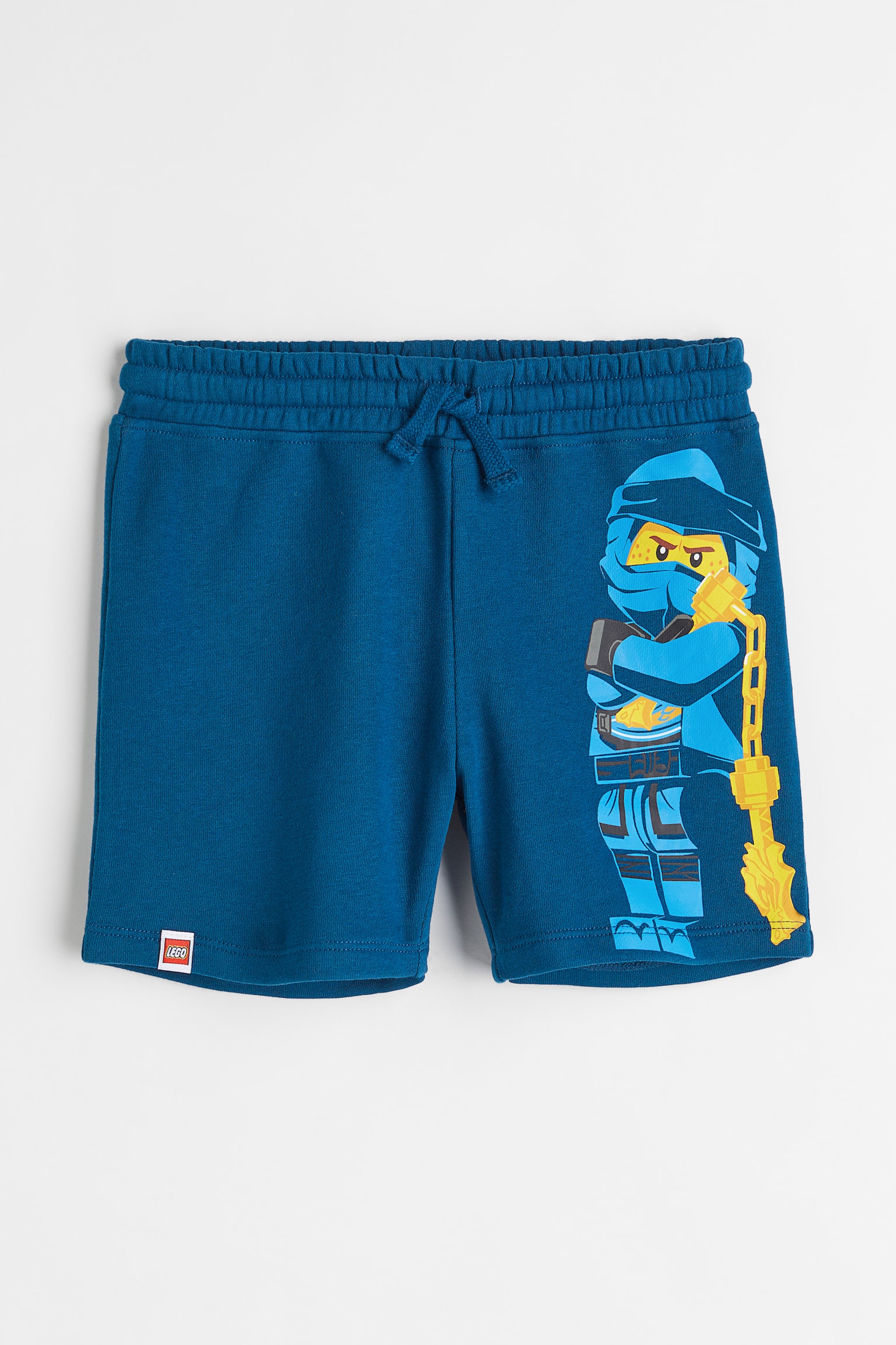 Print Detail Sweat Shorts - Dark blue/Ninjago/Light yellow/Captain America/Dark turquoise/Paw Patrol - 1