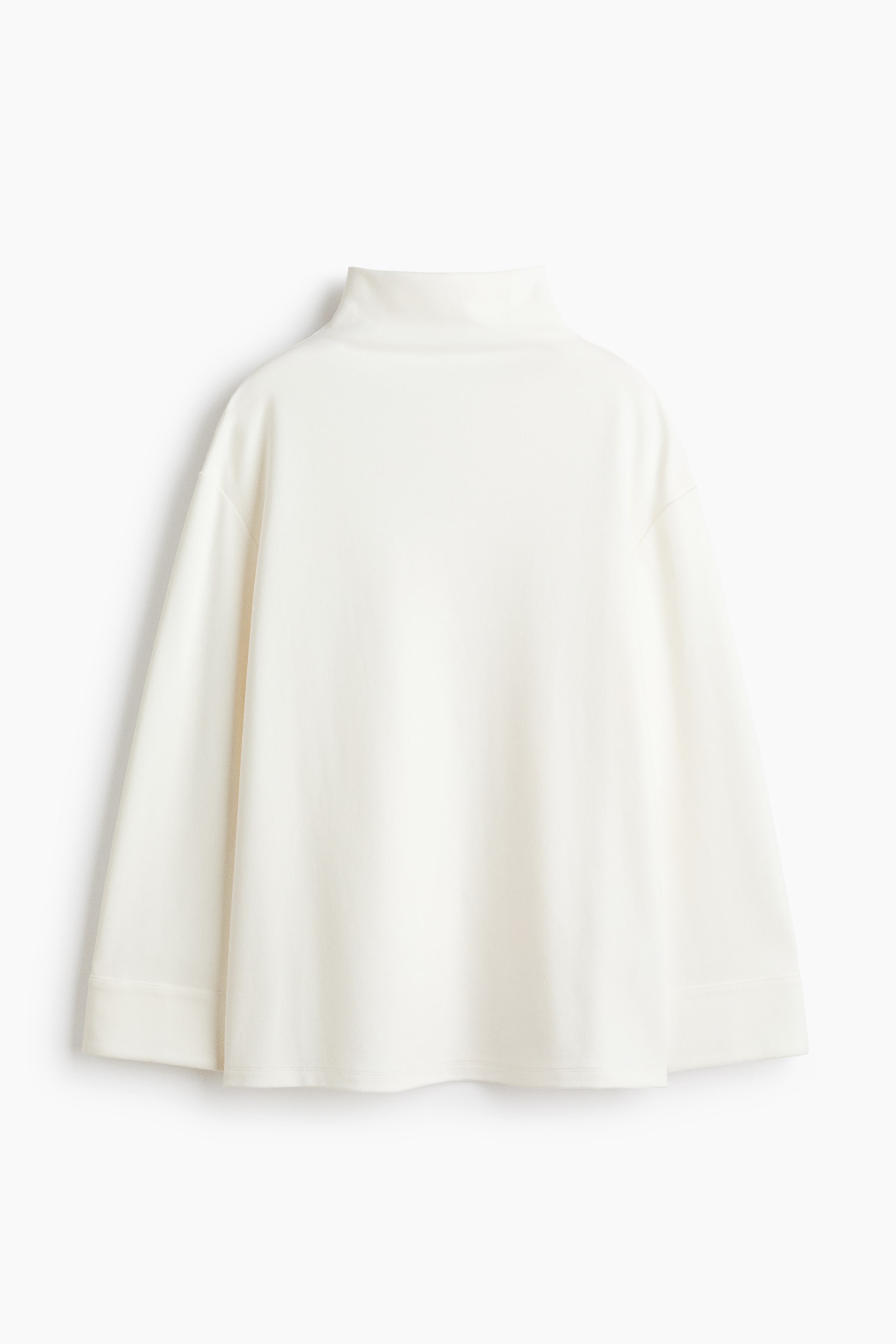 View larger image: Loose-fit turtleneck top - Ivory - Ladies | H&M 1
