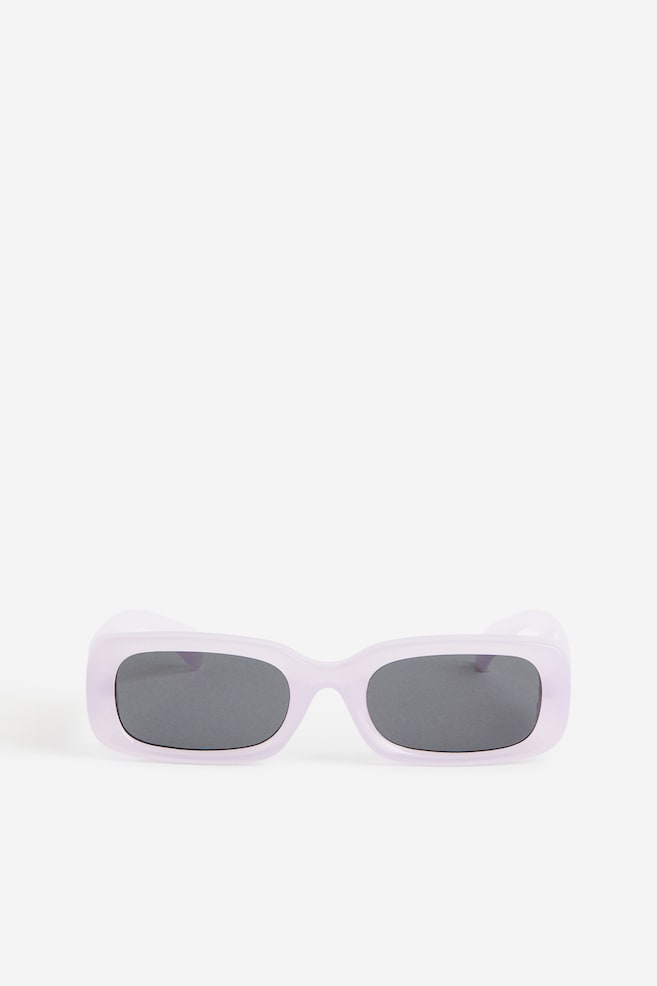 Rectangular sunglasses - Light purple/Black/Light beige/Light yellow - 3