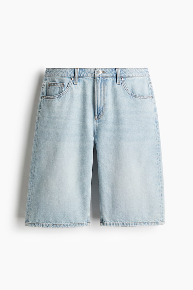 Bermuda Regular Denim shorts - Light denim blue/Dark denim blue - 1