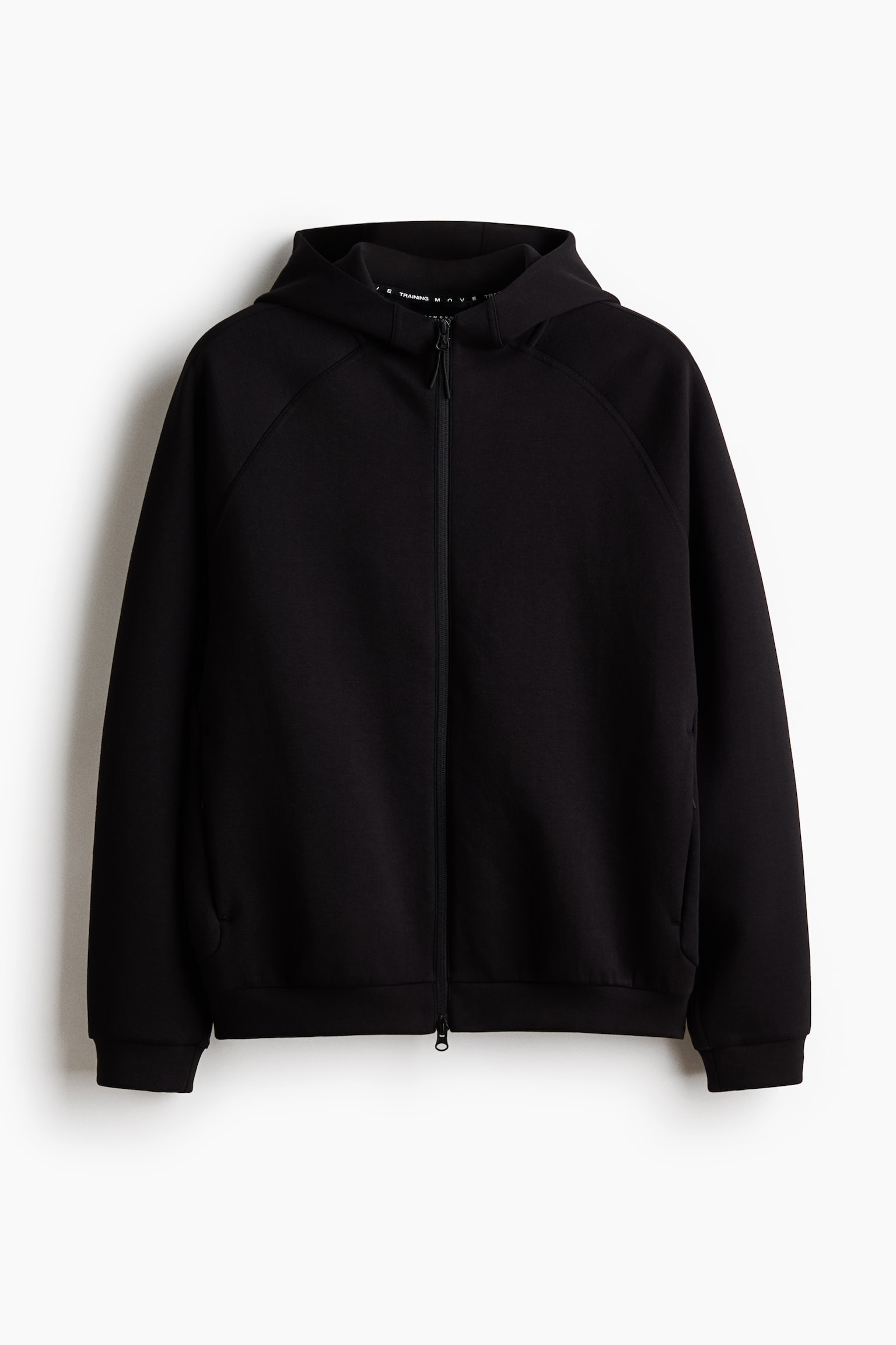Hooded Activewear Jacket with DryMove™ - Black/Light taupe/Lead gray - 1