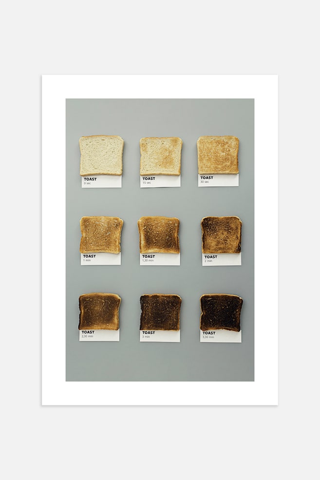 Toast Poster - Marron/beige - 1