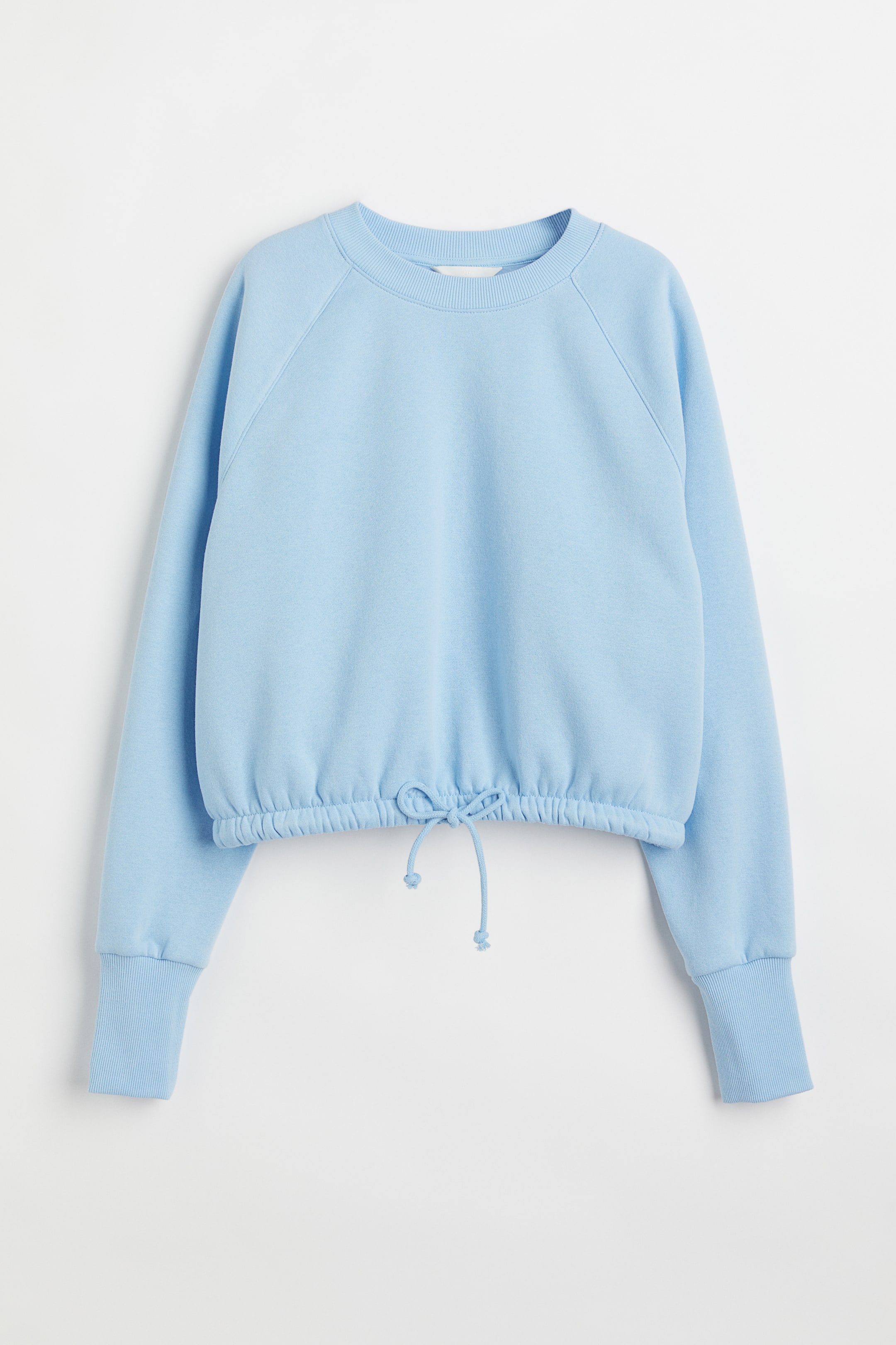 View larger image: Drawstring sweatshirt - Light blue - Ladies | H&M IN 1