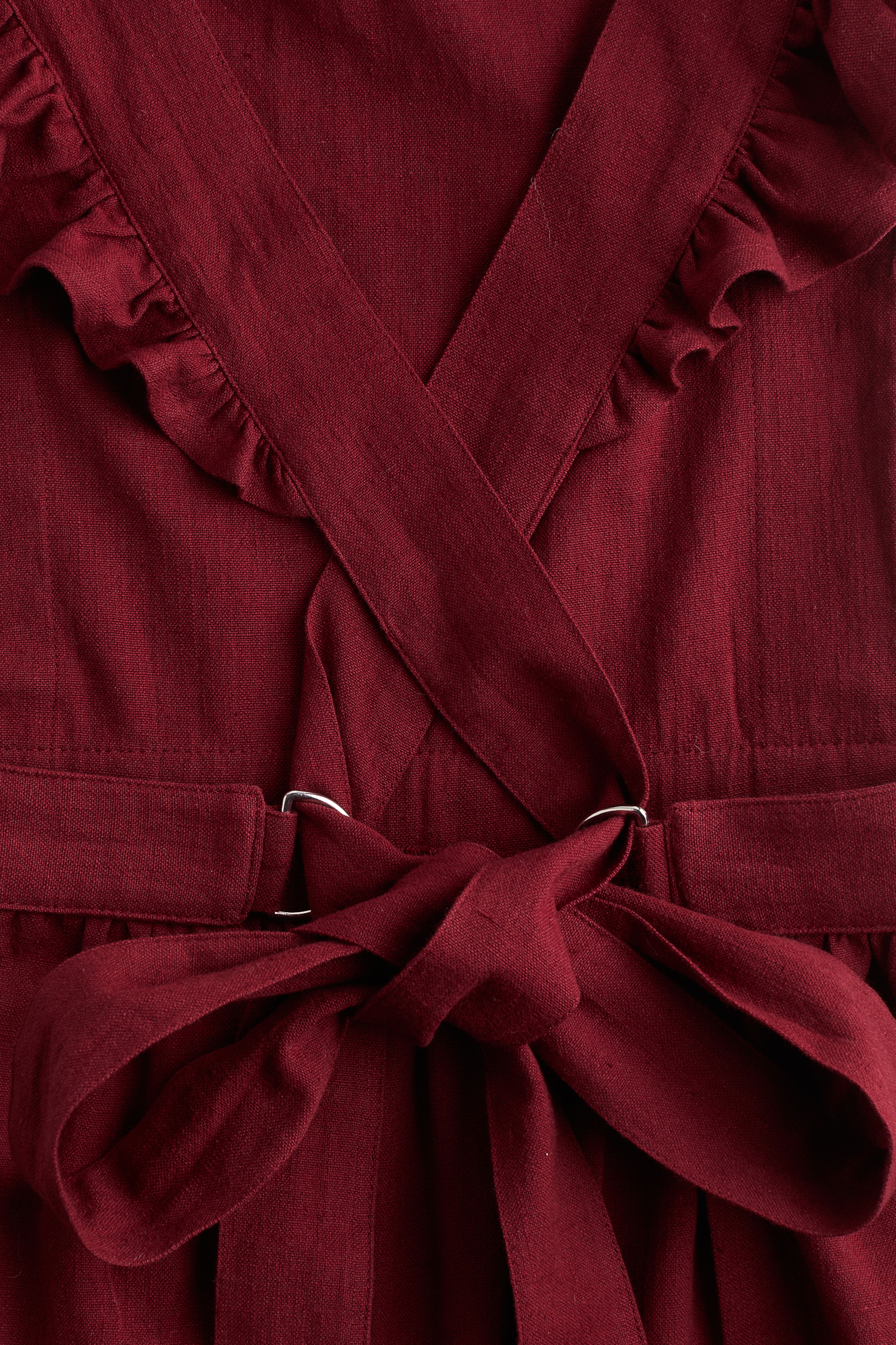 Ruffle-trimmed Apron
