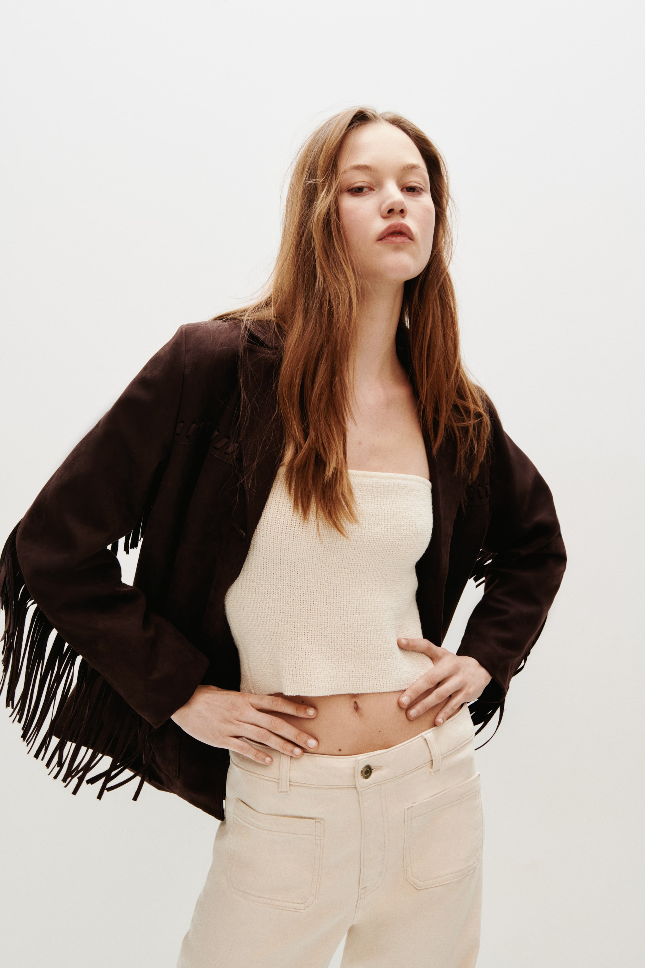 Blazer with Fringe