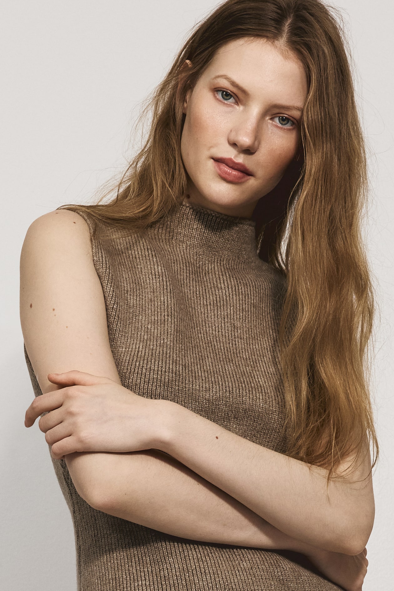 Knit Mock Turtleneck Dress - image 3