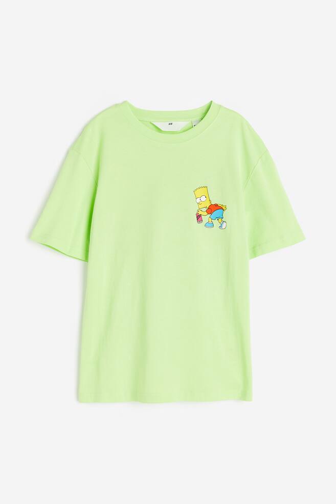 Printed T-shirt - Light green/The Simpsons/Natural white/The Mandalorian/Black/Naruto/Black/SmileyWorld®