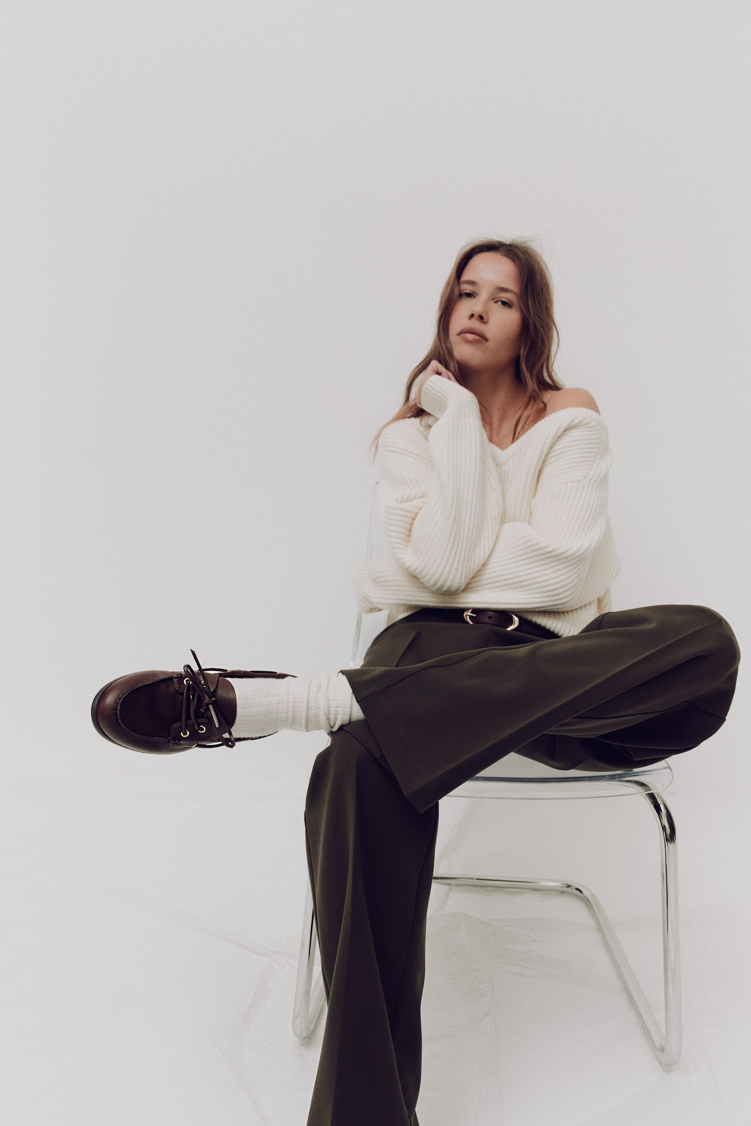 Giày thuyền - Màu nâu đậm - 1