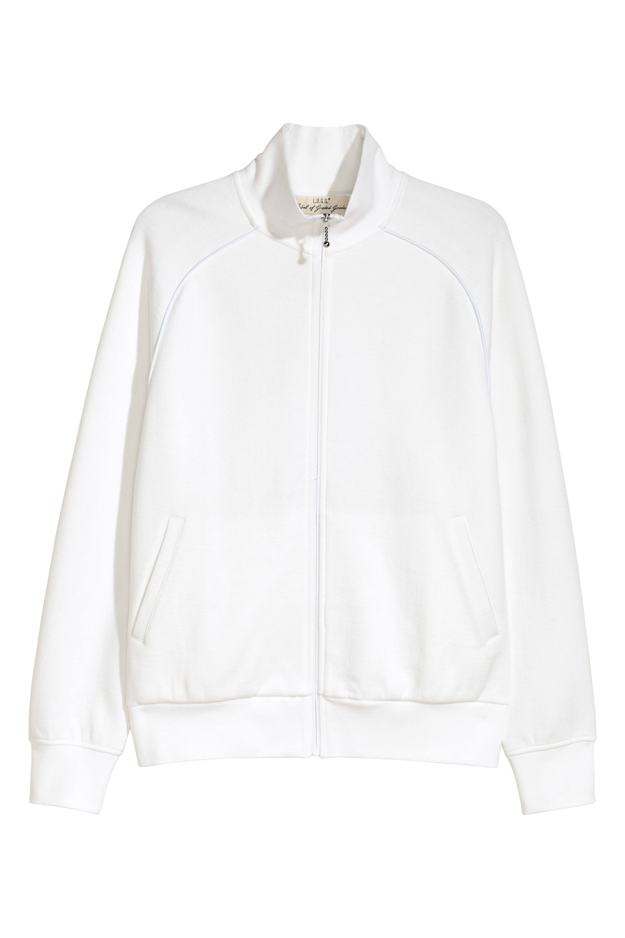 View larger image: Zipped cardigan - White - Men | H&M GB 1