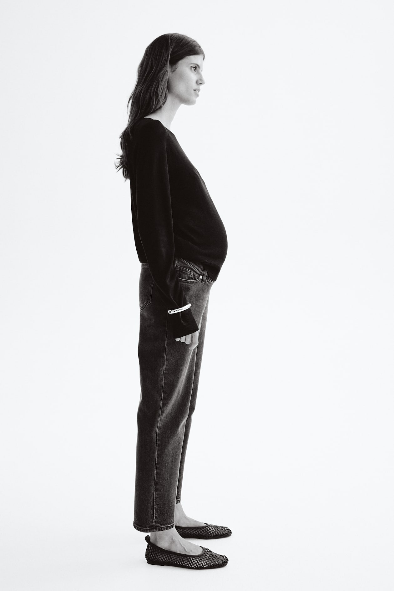 MAMA Straight Ankle Jeans