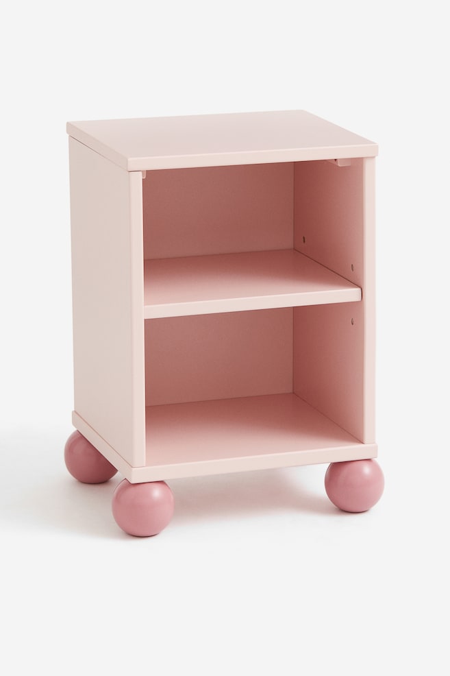 Children's bedside table - Pink/Green/Greige - 1
