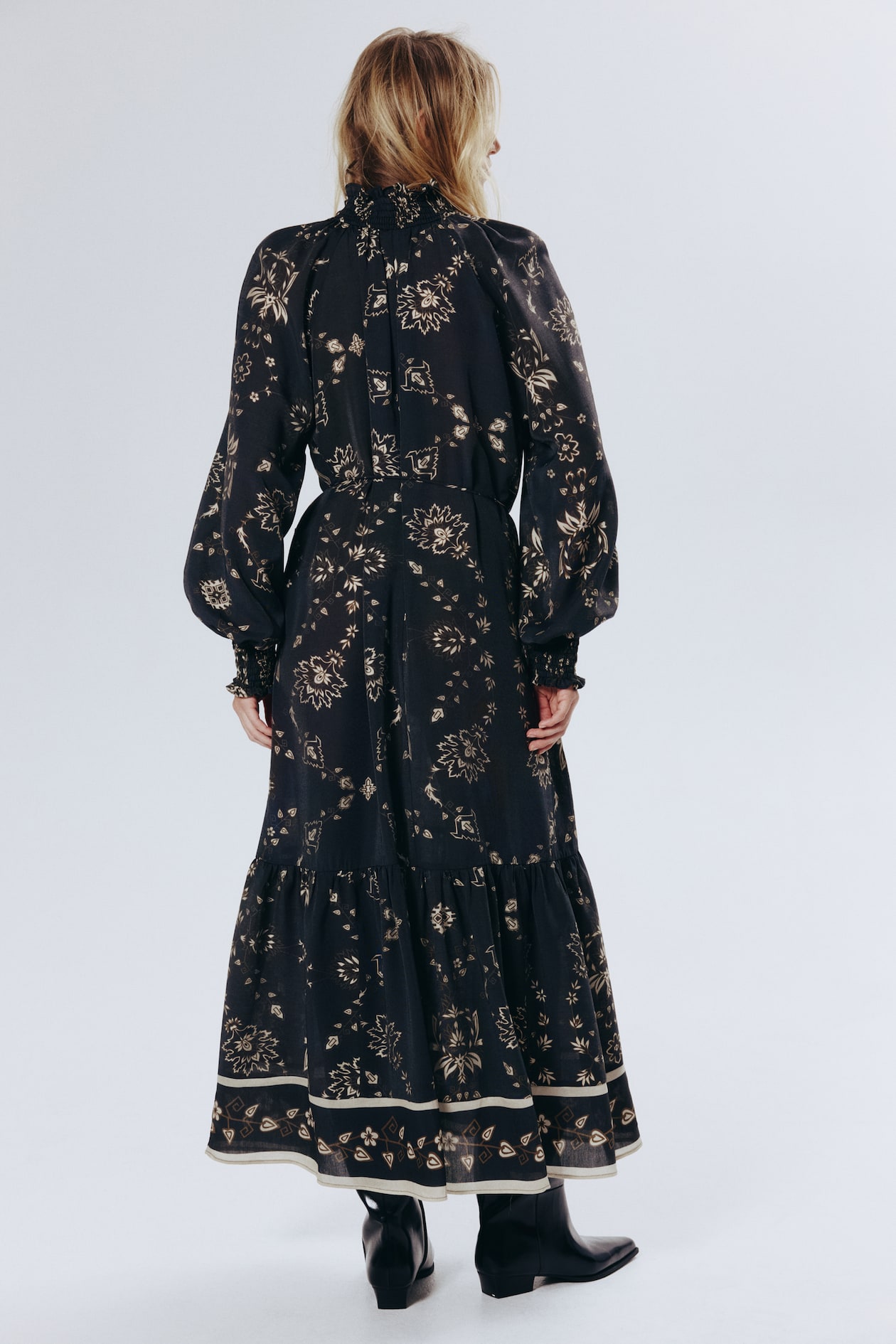 Smocked-Detail Dress - image 2
