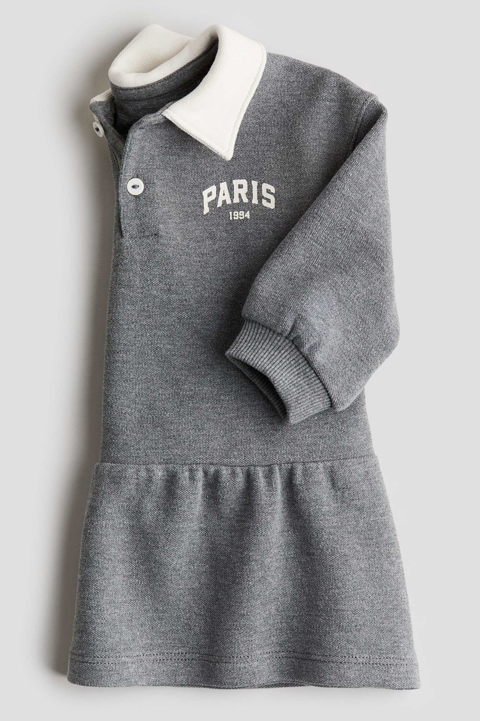 Polo dress - Grey/Light pink/NYC - 4