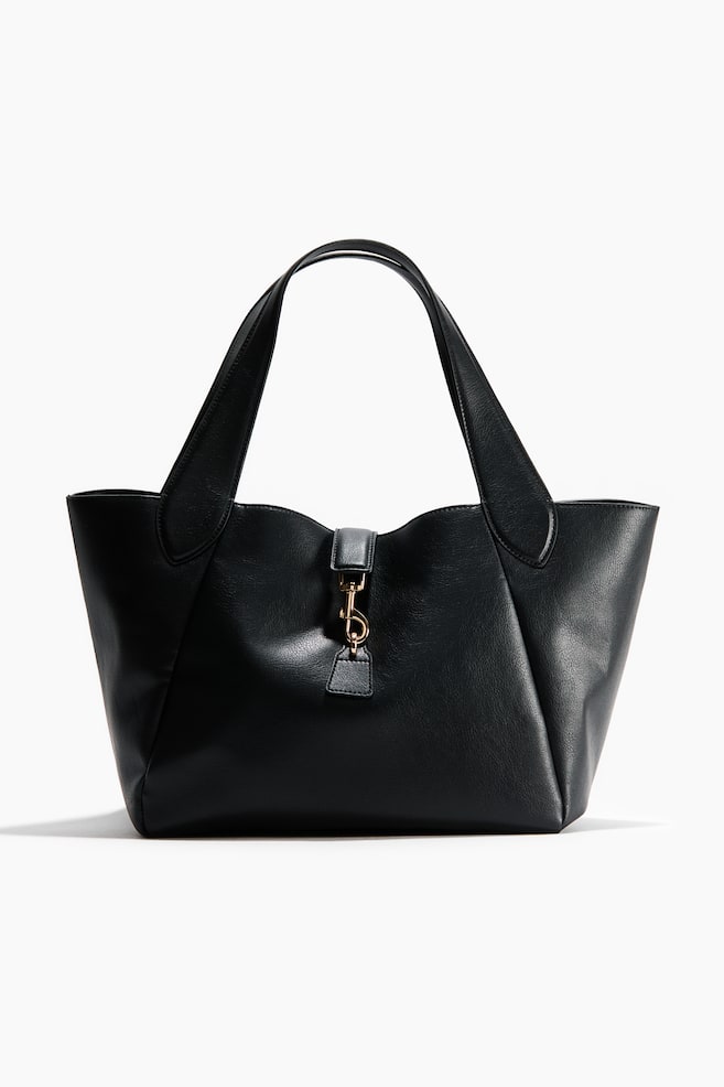 Shoulder bag - Black/Dark brown - 1