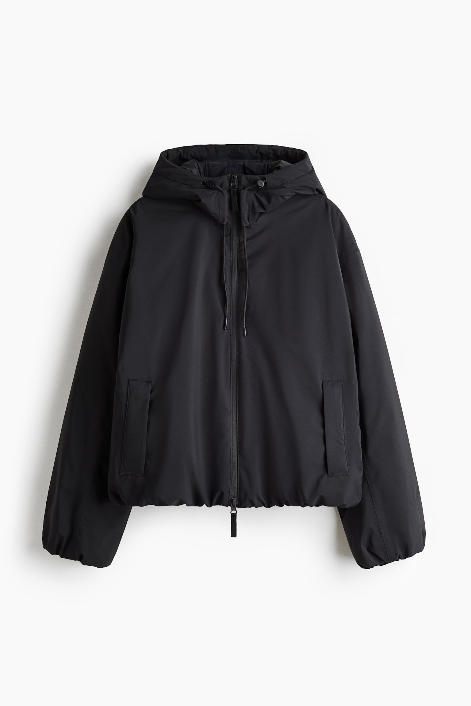 Женская куртка H&M Move Padded Activewear Rain Jacket with StormMove™, цвет: Чёрный — фото 1
