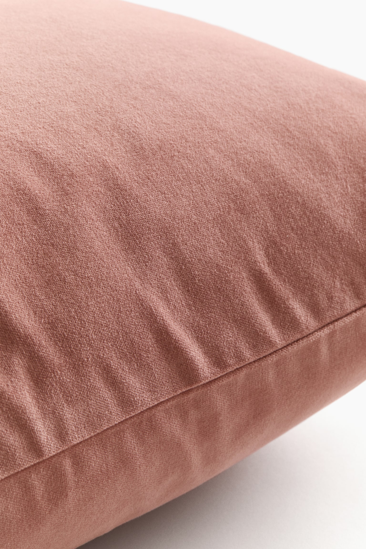 Cotton velvet cushion cover - Light dusty pink/Dark green/Light green/Light dusty blue/Khaki green/Light grey/Dark yellow/Dusty pink - 4