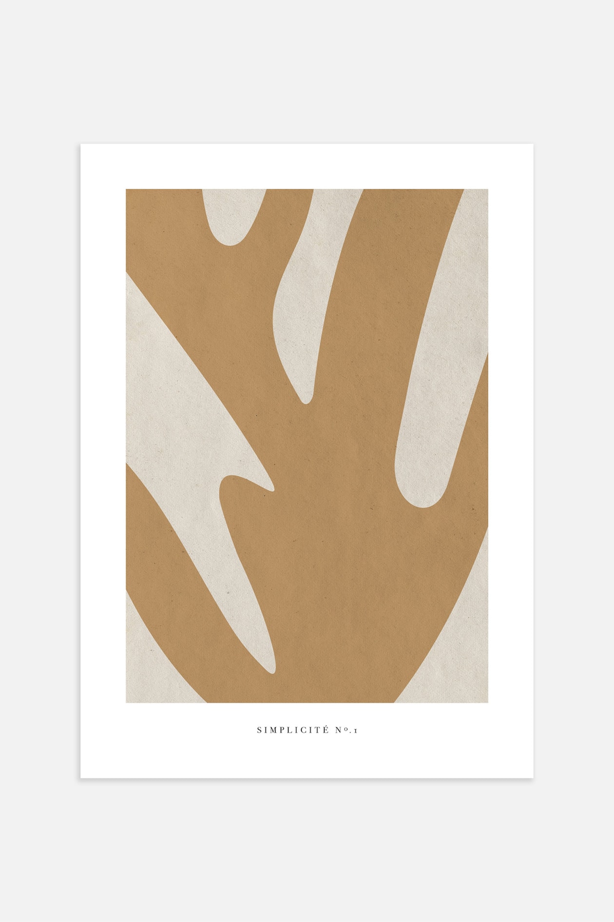 Simplicité No.1 Poster Brown/beige Postery Home All H&M GB