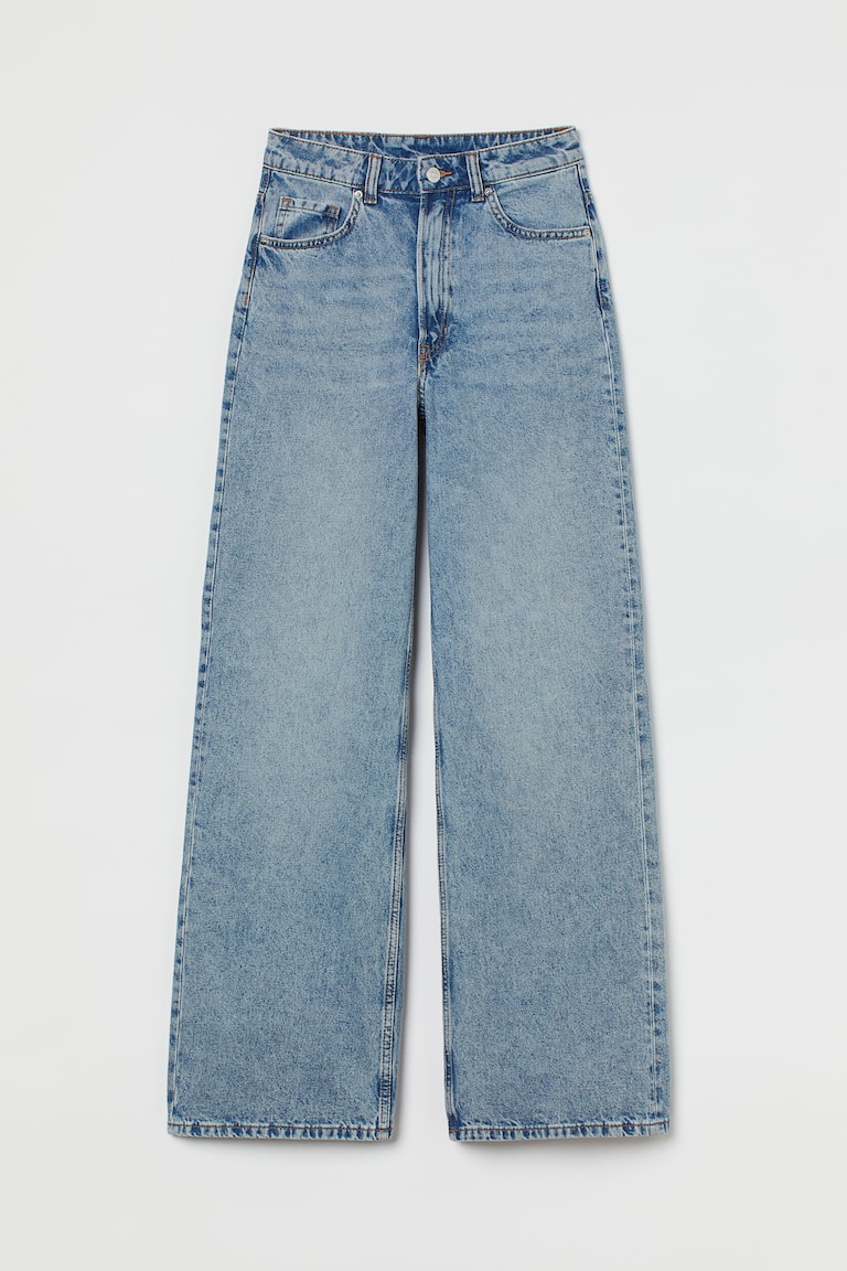 Bleecker High Rise Wide Leg Jeans