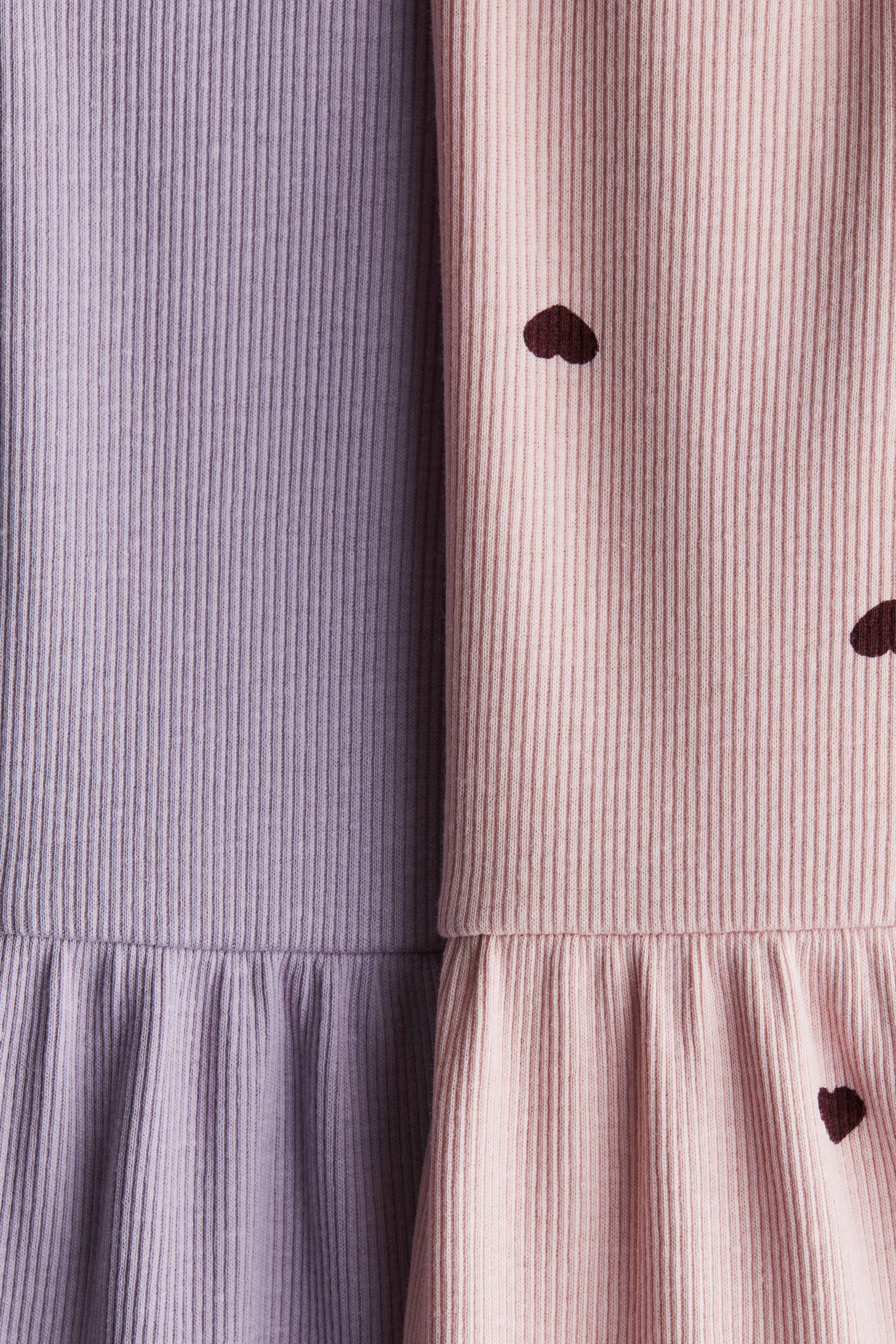2-Pack Ribbed Cotton Dresses