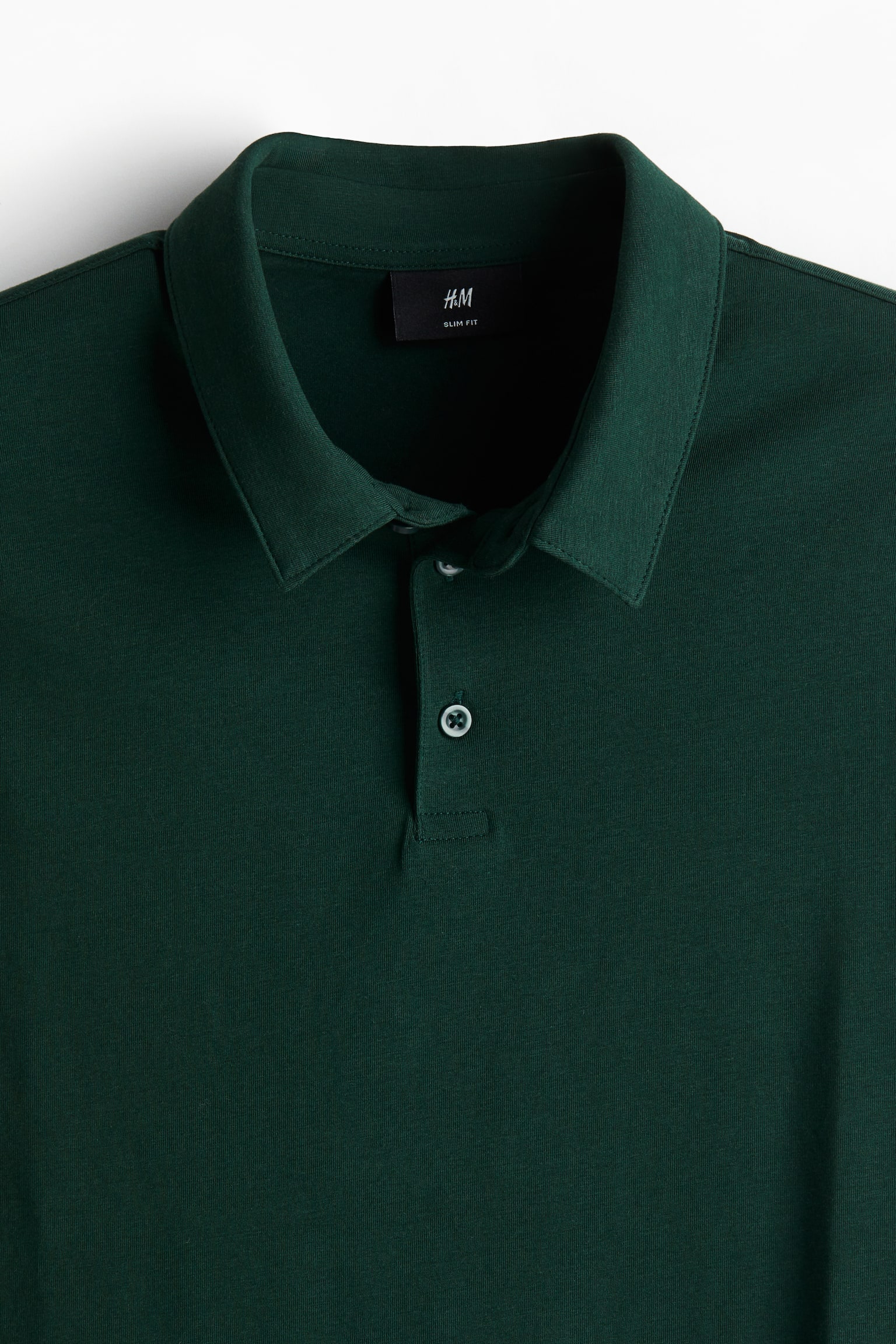 Slim Fit Polo shirt - Forest green/Navy blue/Black/Dark khaki green/Yellow/White/Dark brown/Light pink/Light beige - 6