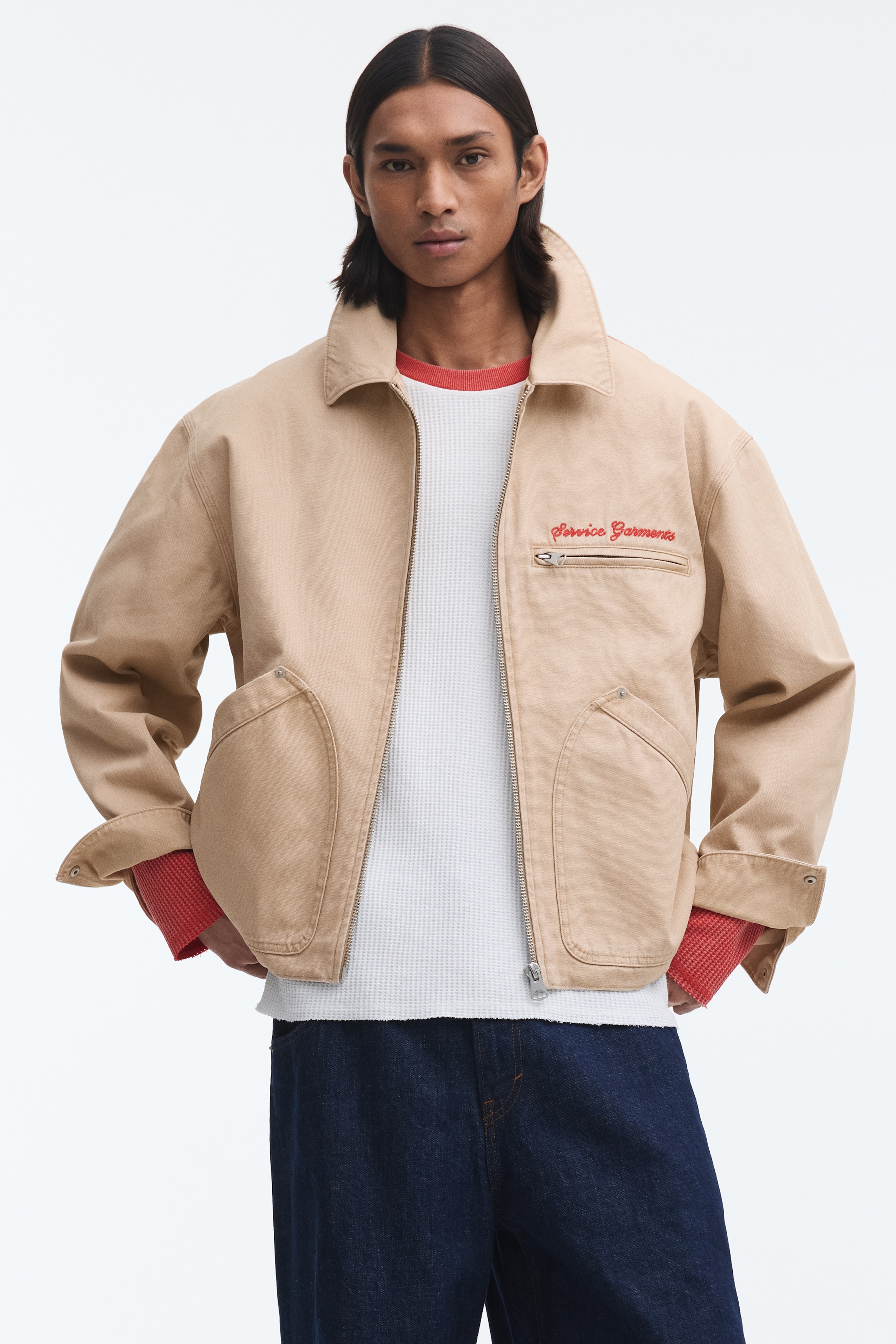 Giacca utility - Beige/Workwear Essentials/Grigio scuro