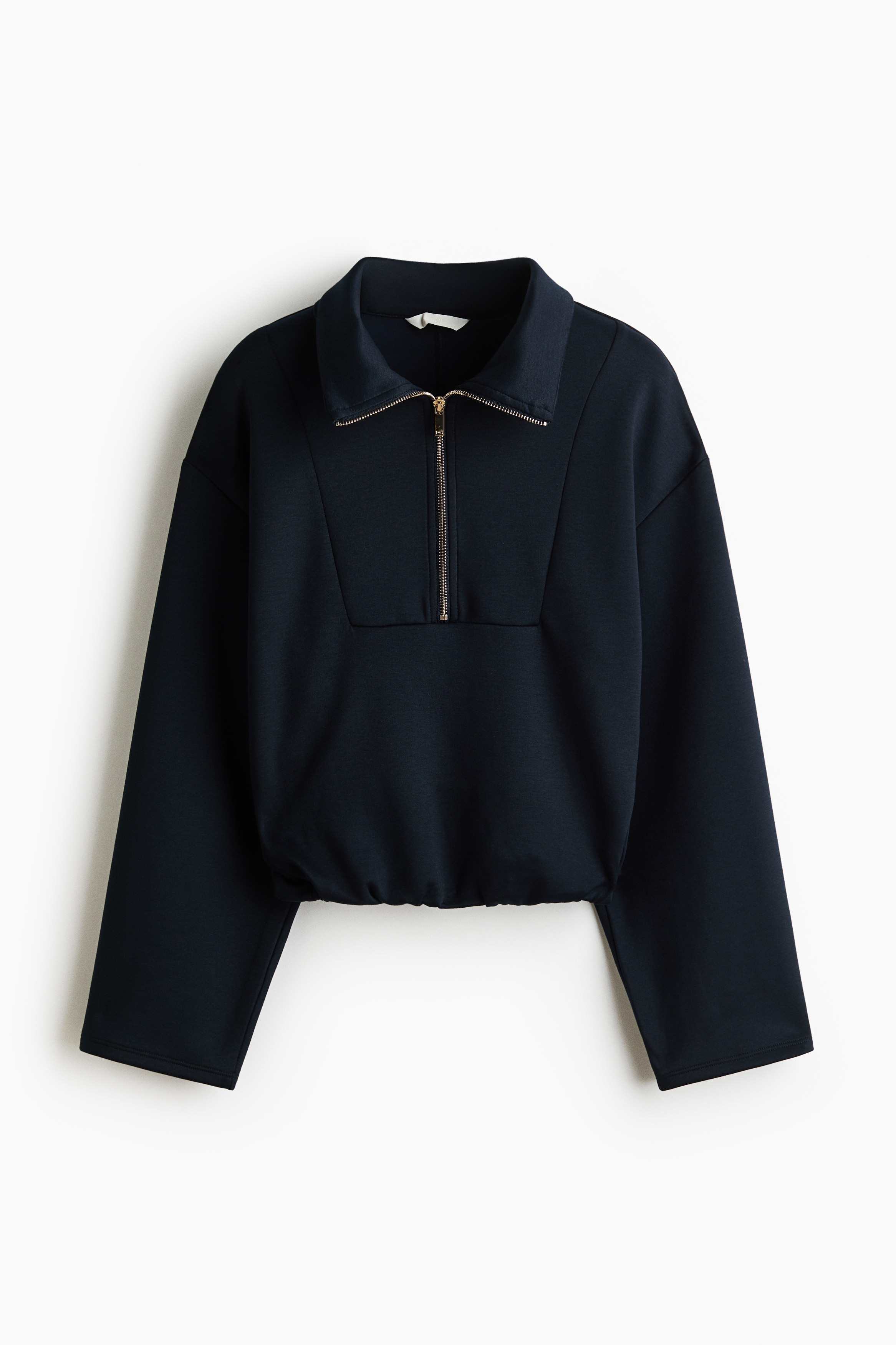 Half-Zip Scuba Sweatshirt