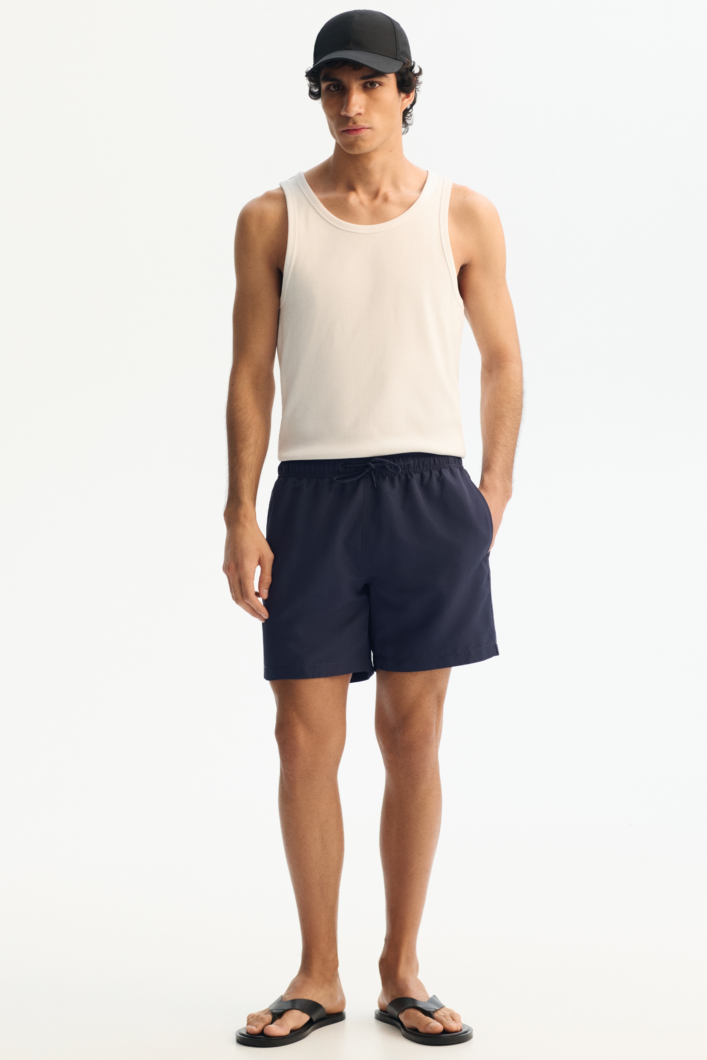 Swim Shorts - Dark blue/Black