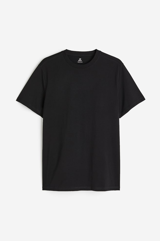 T-shirt COOLMAX® Regular Fit - Czarny/Biały/Jasnobeżowy/Jasnoniebieski - 2