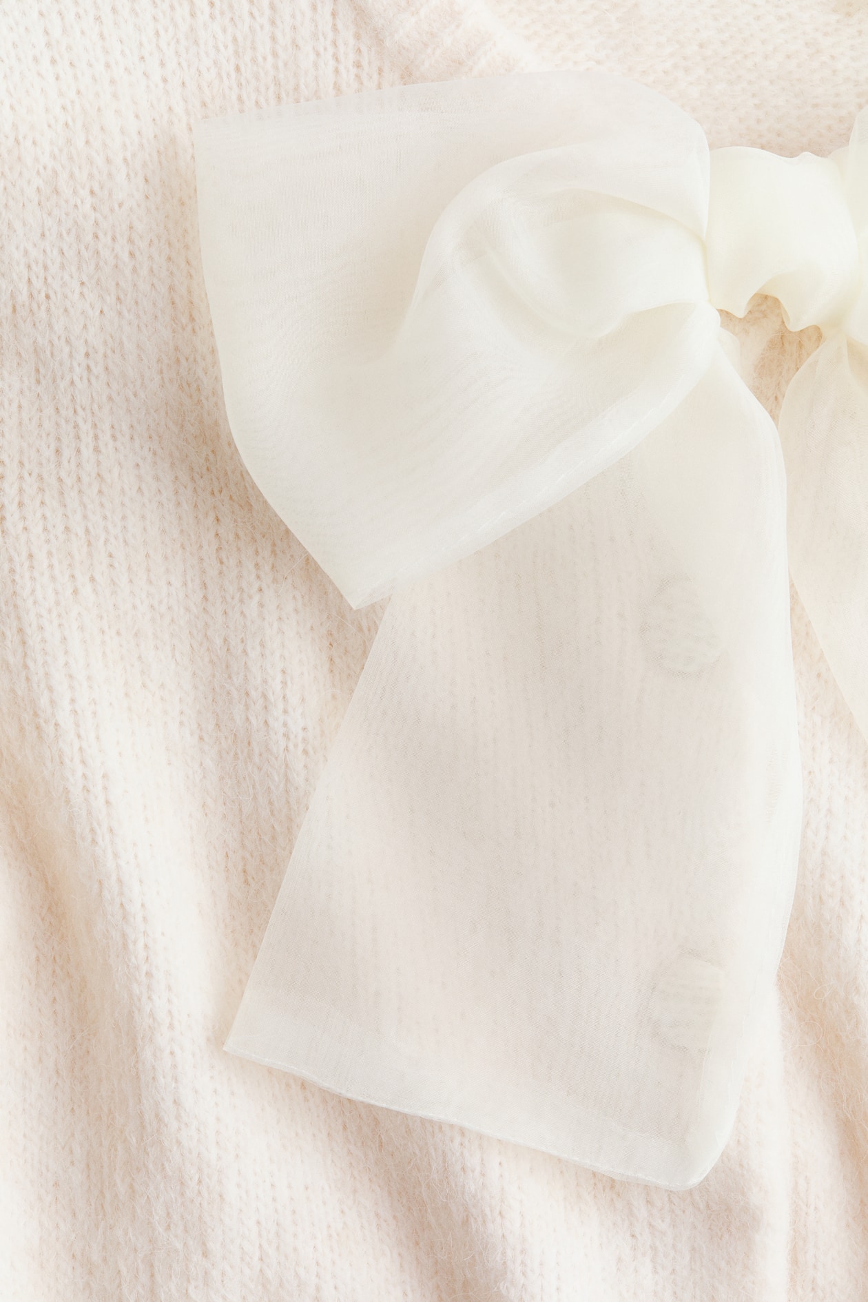 Bow-Detail Knit Cardigan - image 4