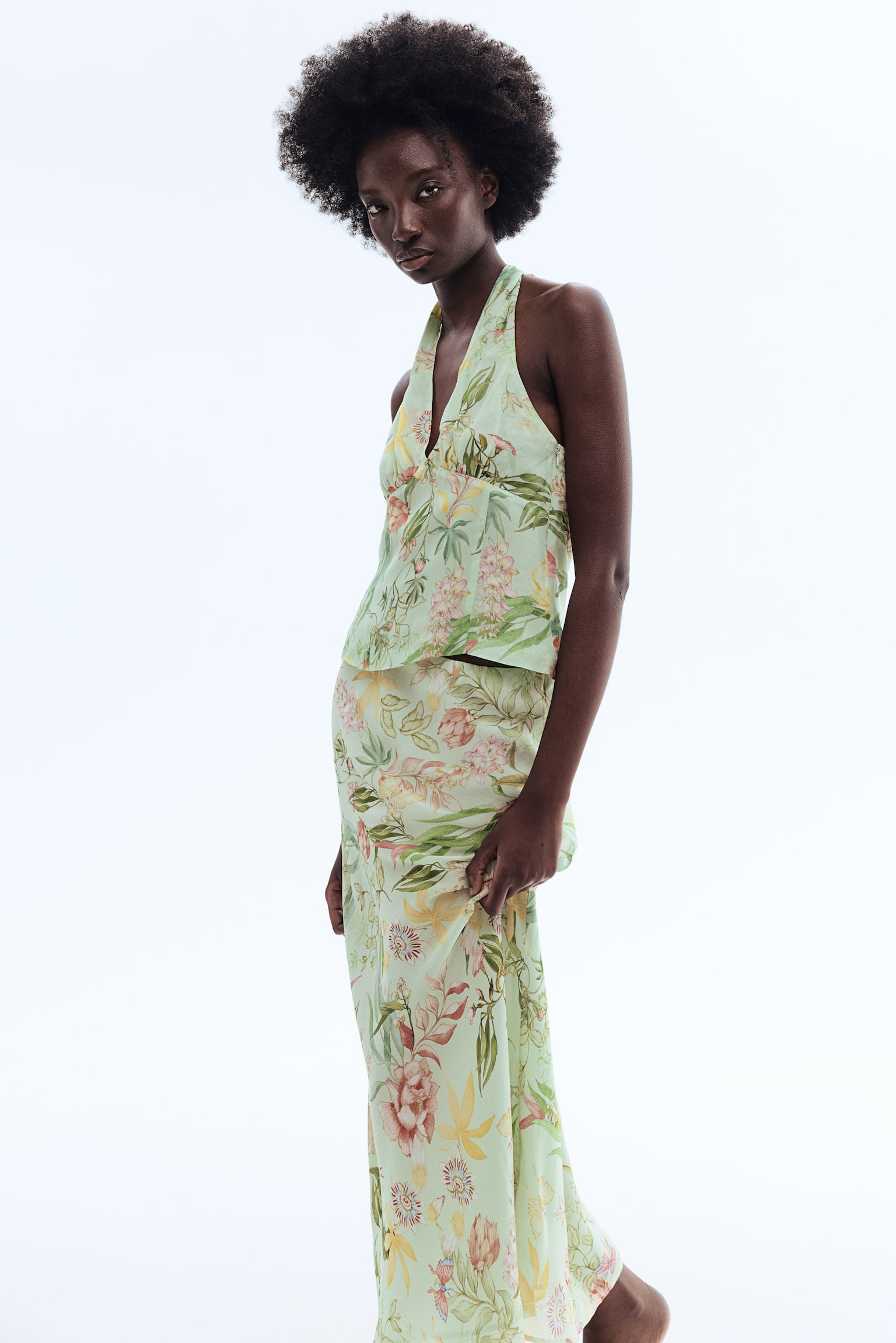 Viscose halterneck top - 6