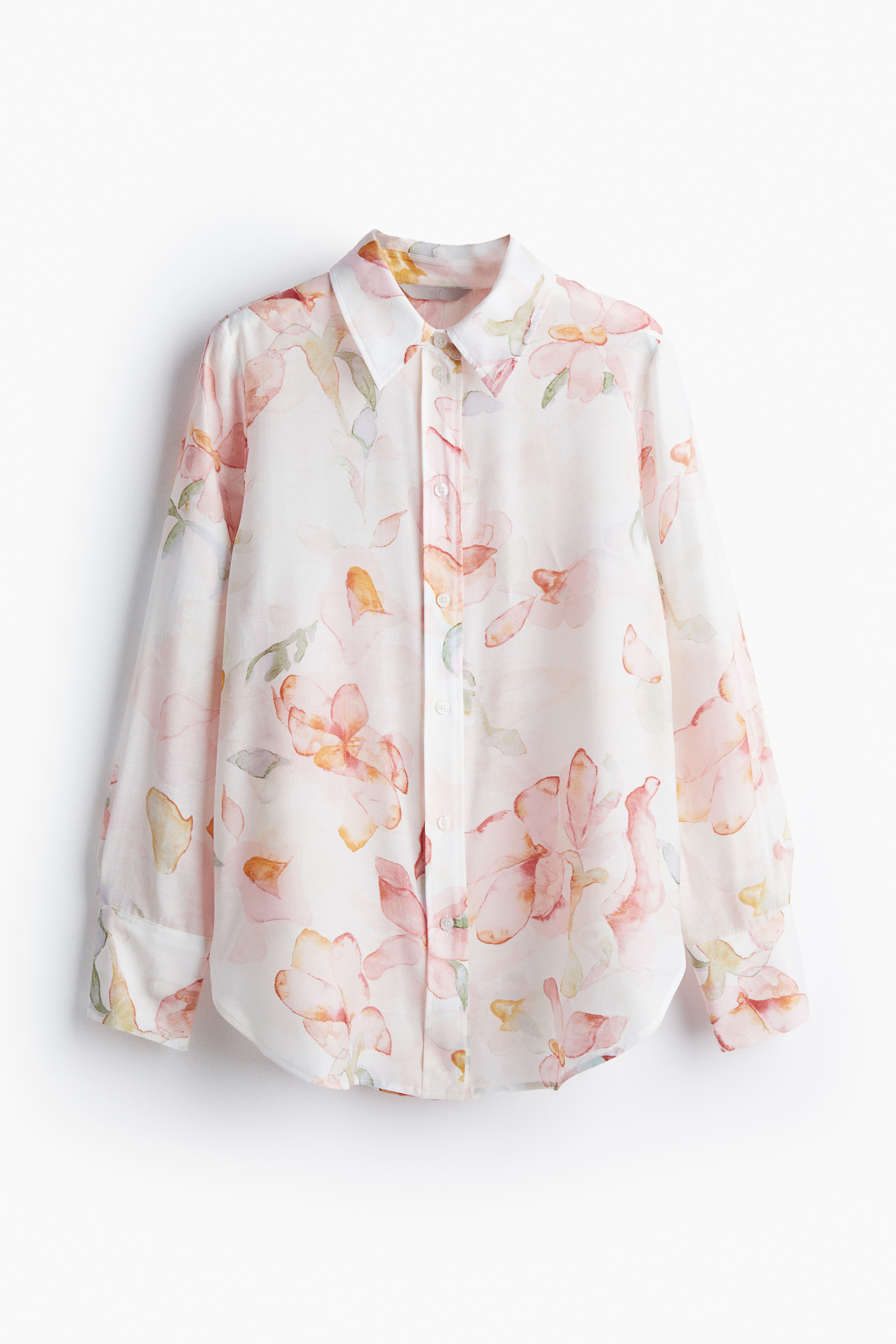 H and m floral shirt best sale