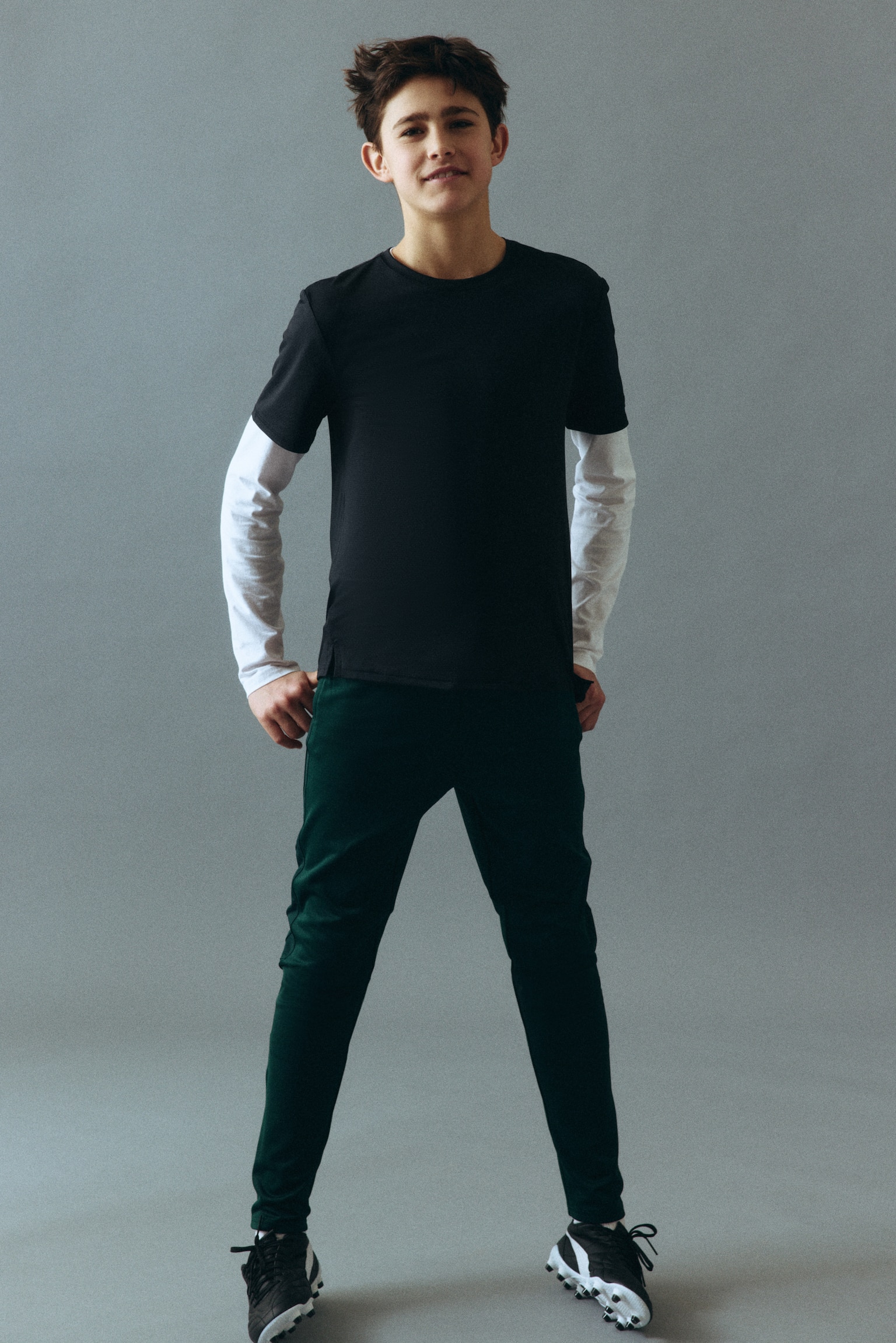 2-Pack Sports Shirts with DryMove™ - Red/black/Dusty teal/black/Blue/navy blue/Black/blue/Burgundy/dark blue - 6