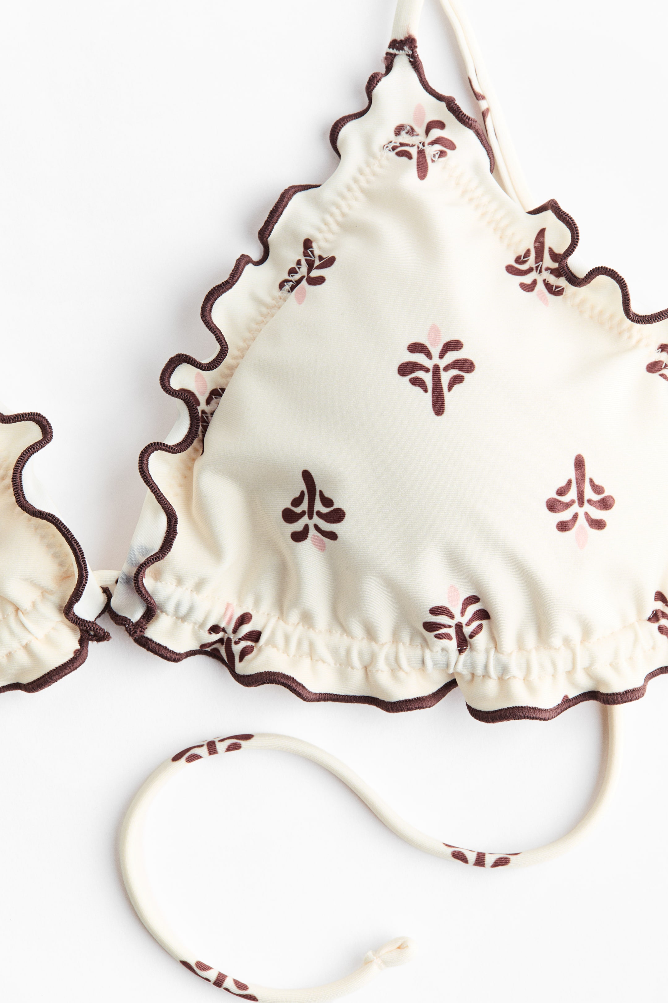 Haut de bikini triangulaire coussiné
