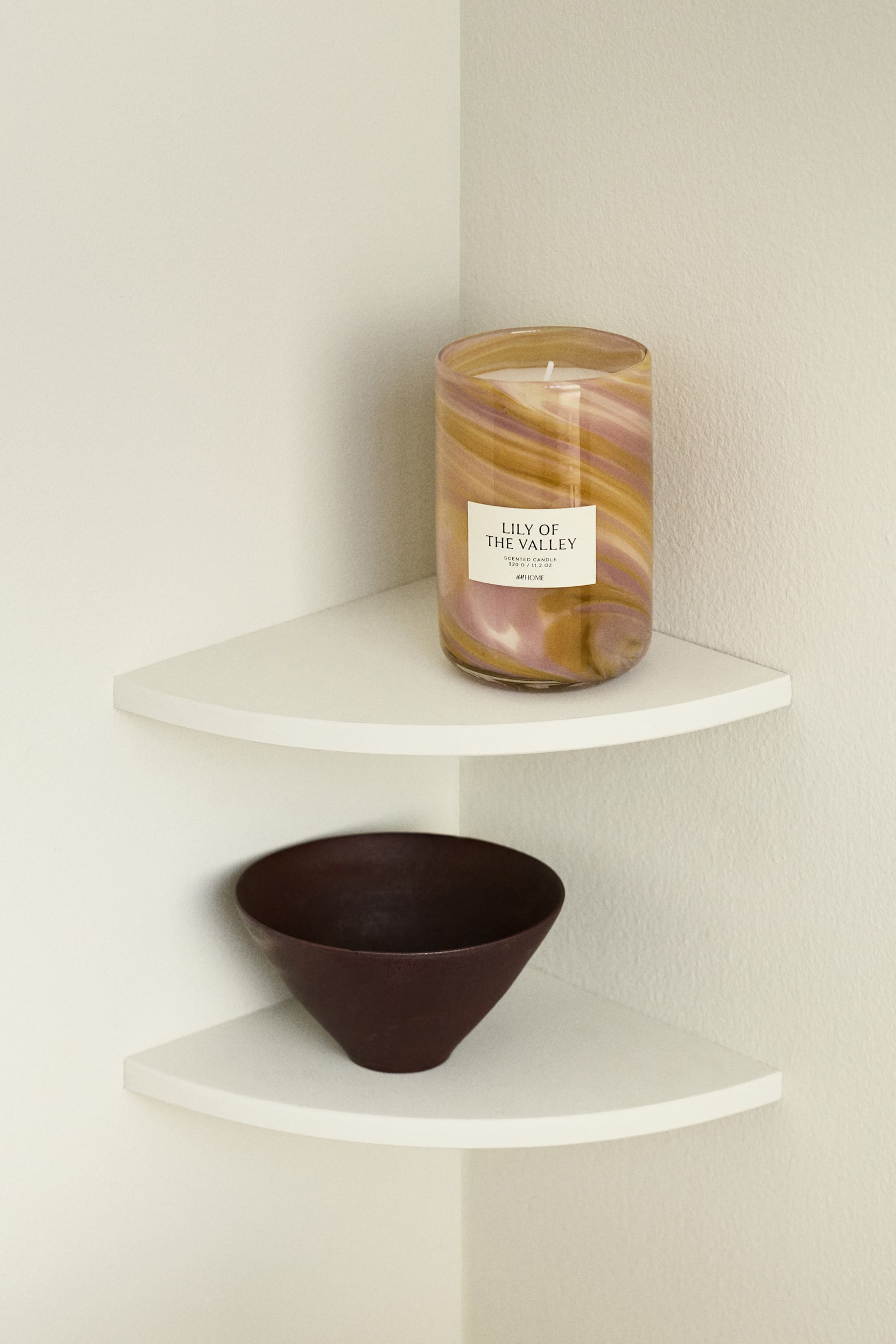 Świeca zapachowa w szklanym pojemniku - Lily Of The Valley/Dark Honey/Apple Bush - 2