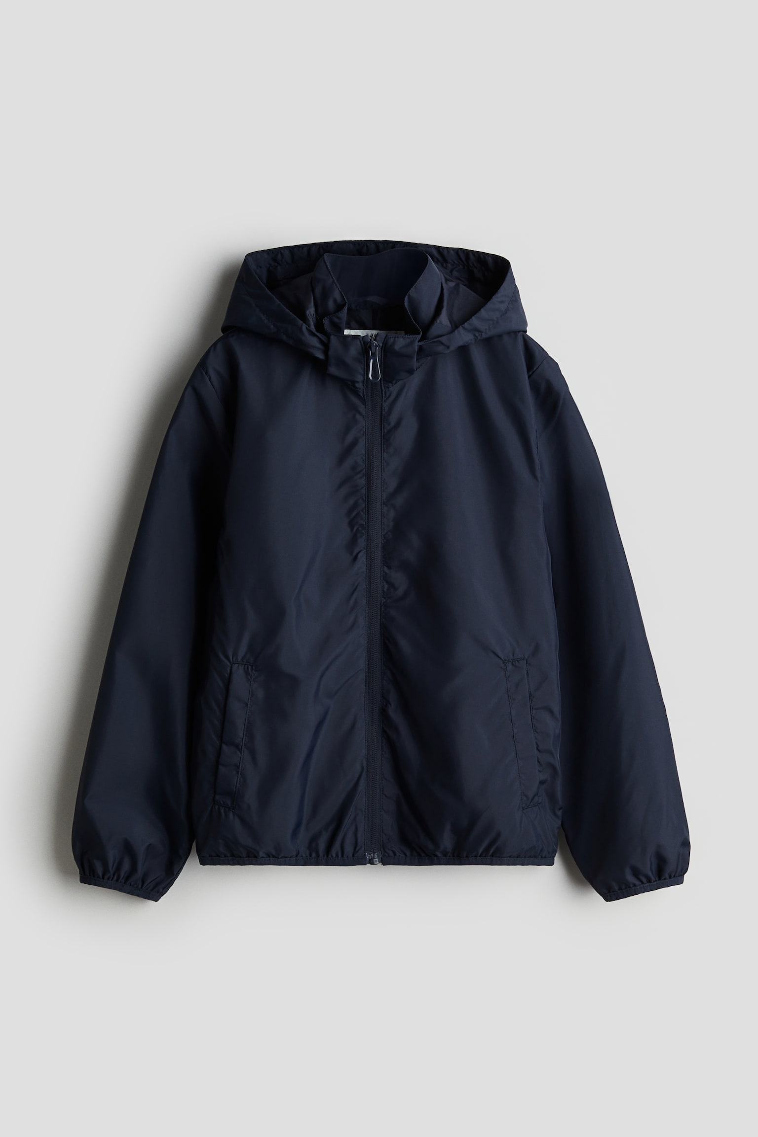 Hooded Windbreaker - Navy blue/Black/Khaki green - 1