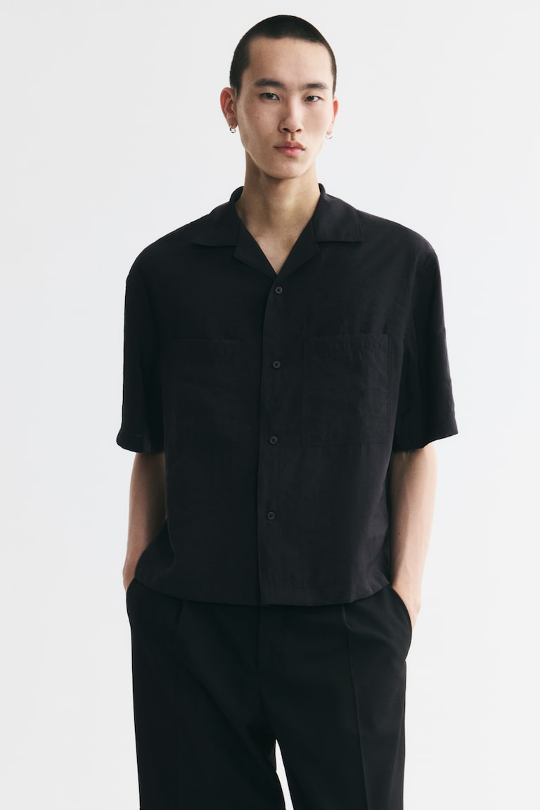 Letnja košulja od mešavine modala Relaxed Fit