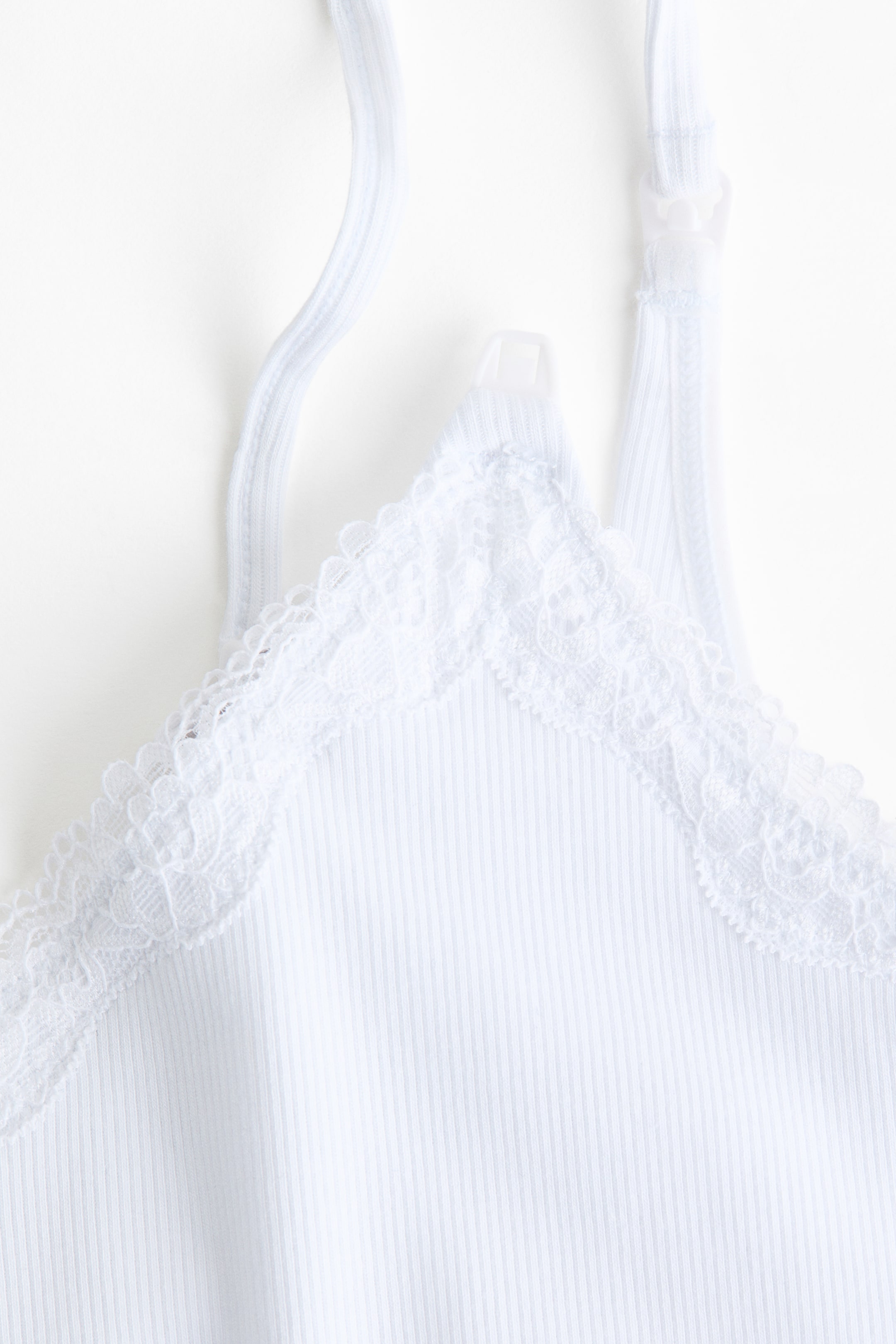 Ampliar la imagen: MAMA Top de lactancia de tirantes - Blanco - Ladies | H&M MX 6