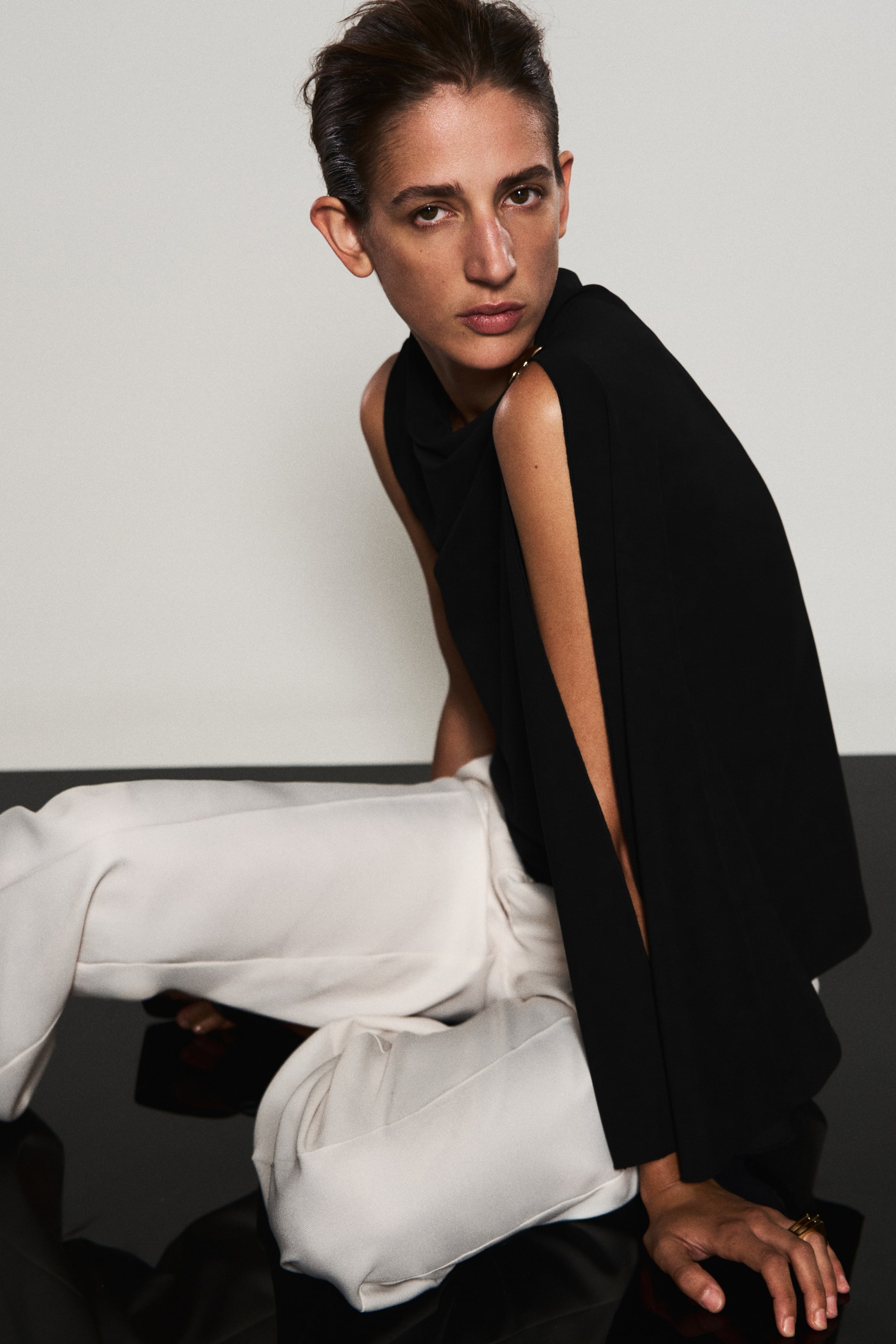 Draped Asymmetric Top