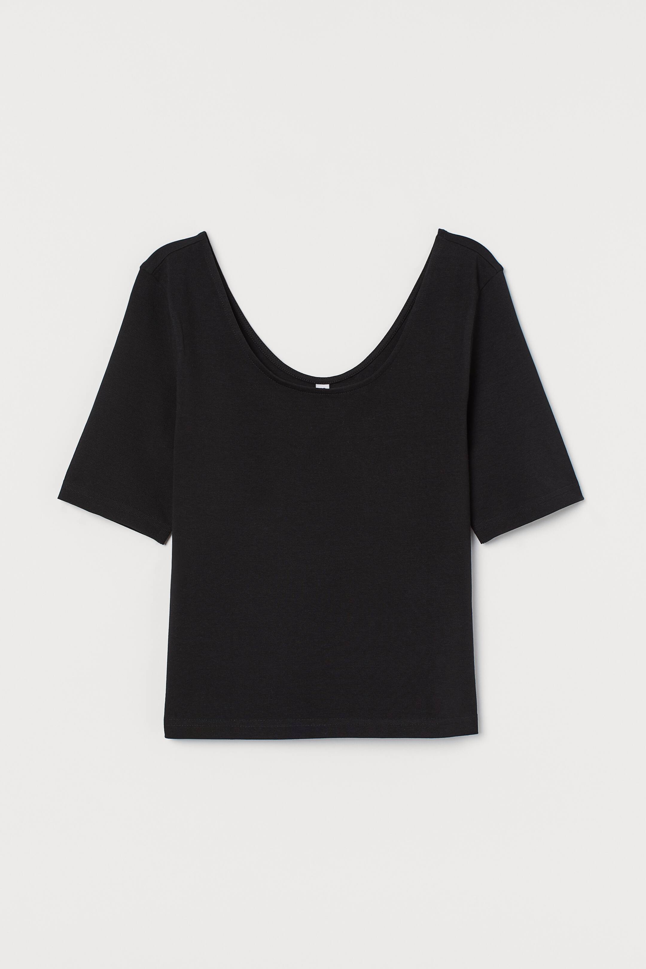 Visualizza immagine più grande: Maglia in jersey - Nero - DONNA | H&M IT 1