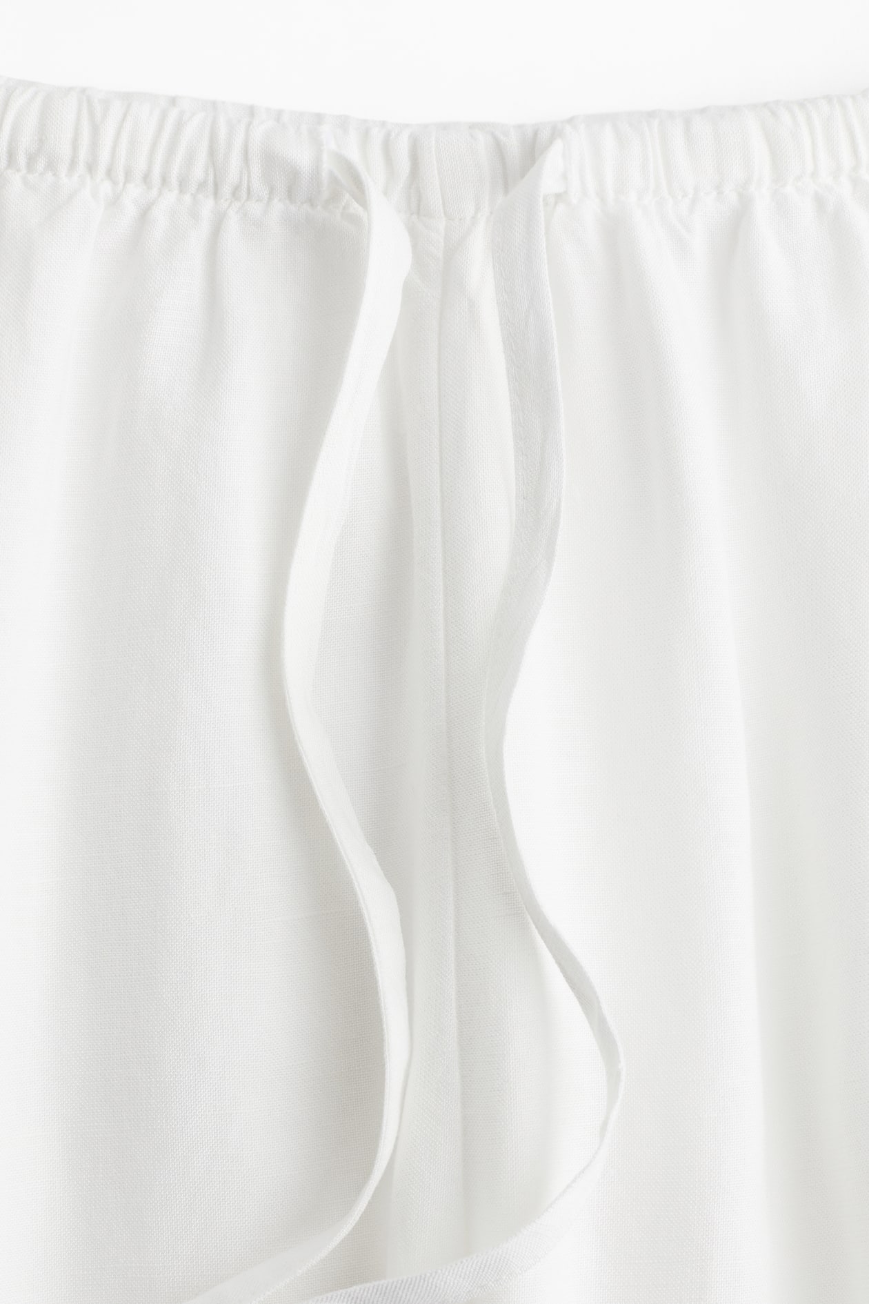 Linen-Blend Drawstring Pants - image 5