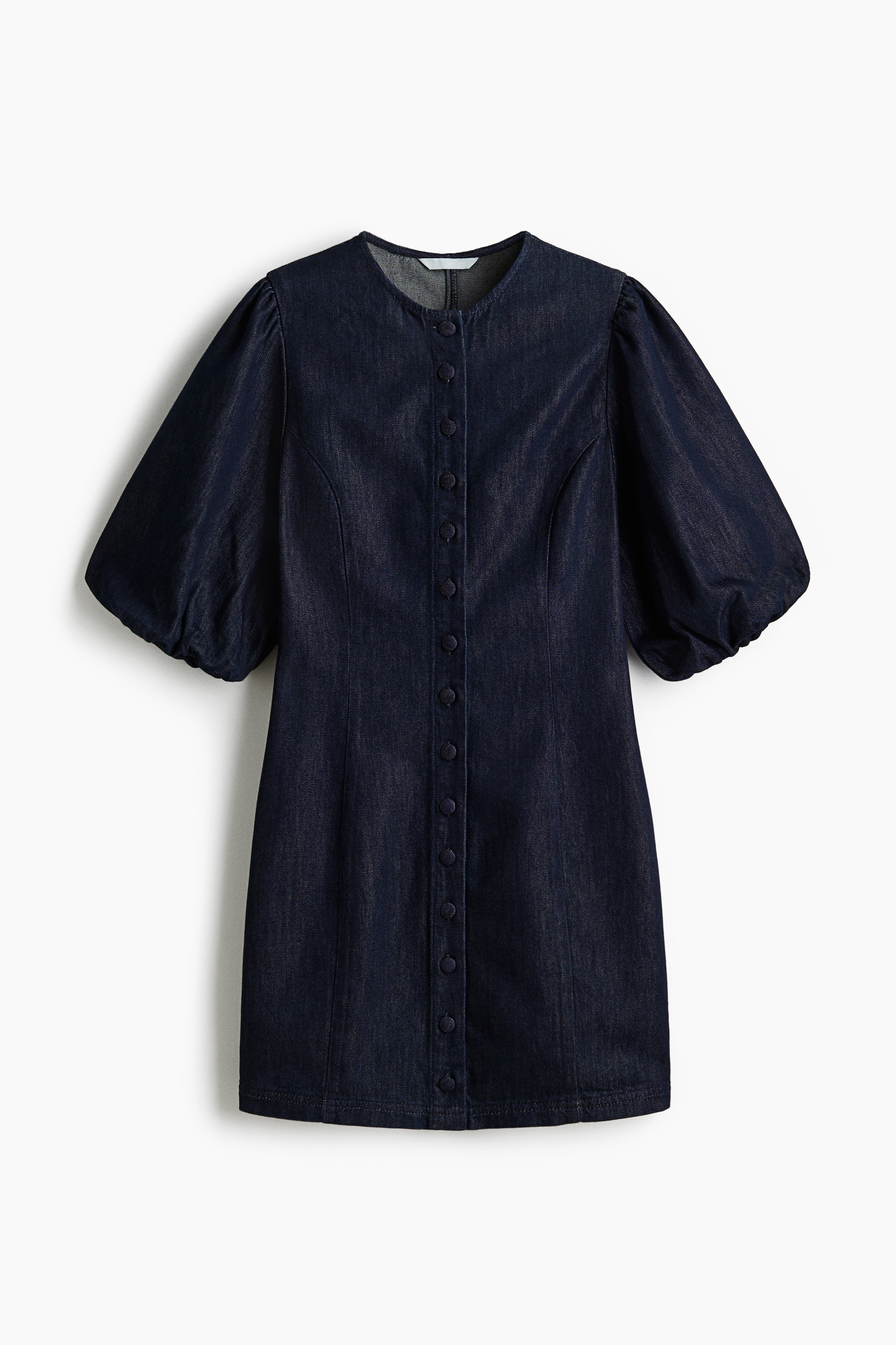 Denim Dress - Dark denim blue