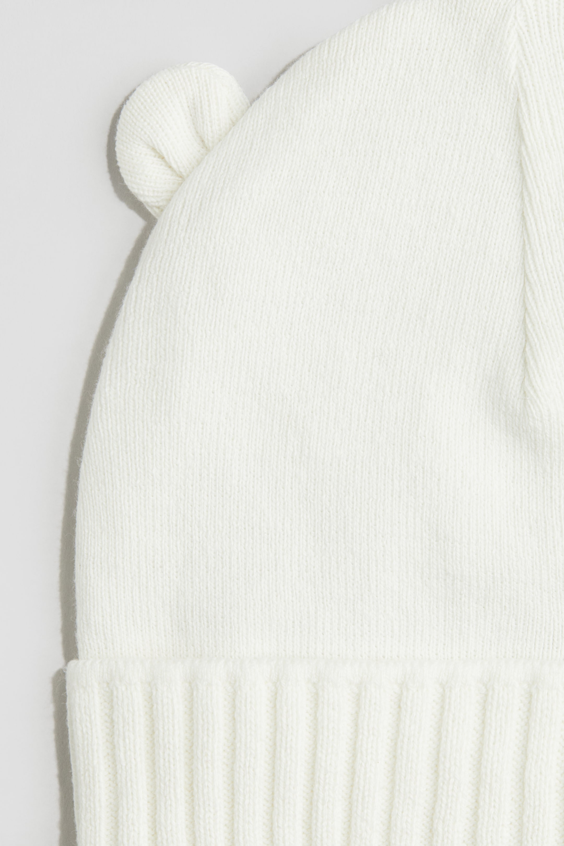 Fine-Knit Cotton Beanie