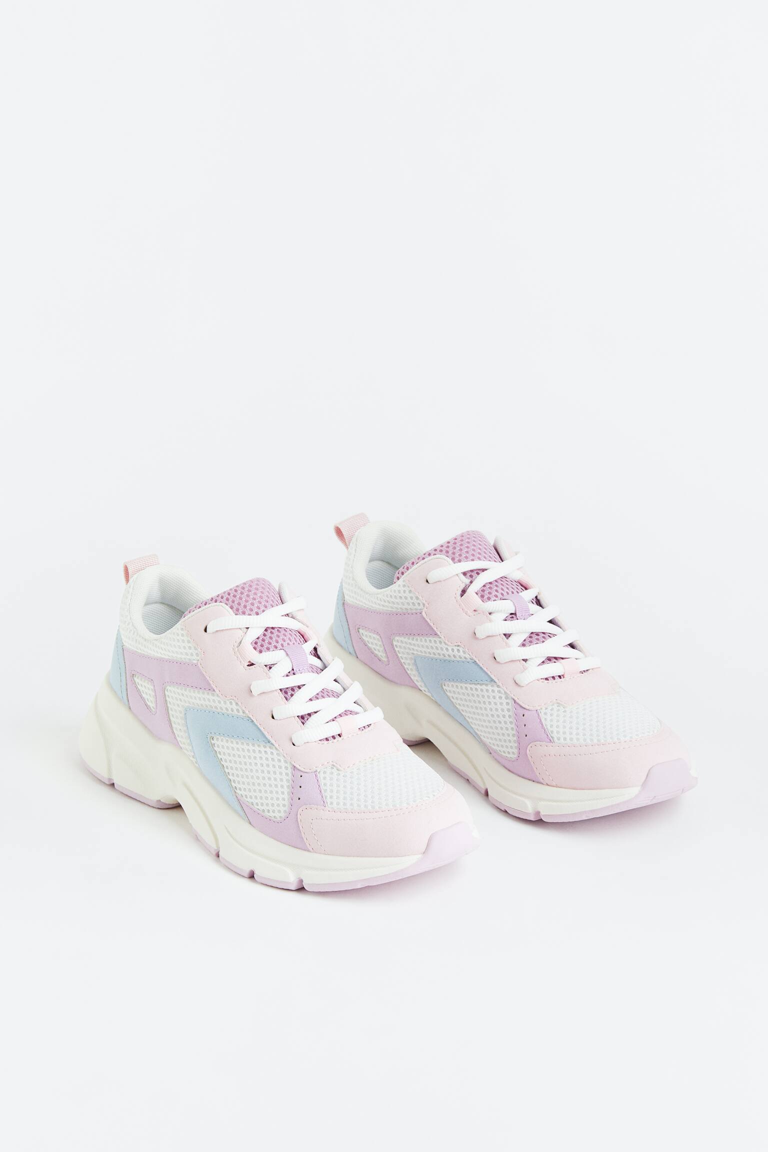 Sneakers - Light purple/Natural white/White/Light beige/Light purple/White - 1