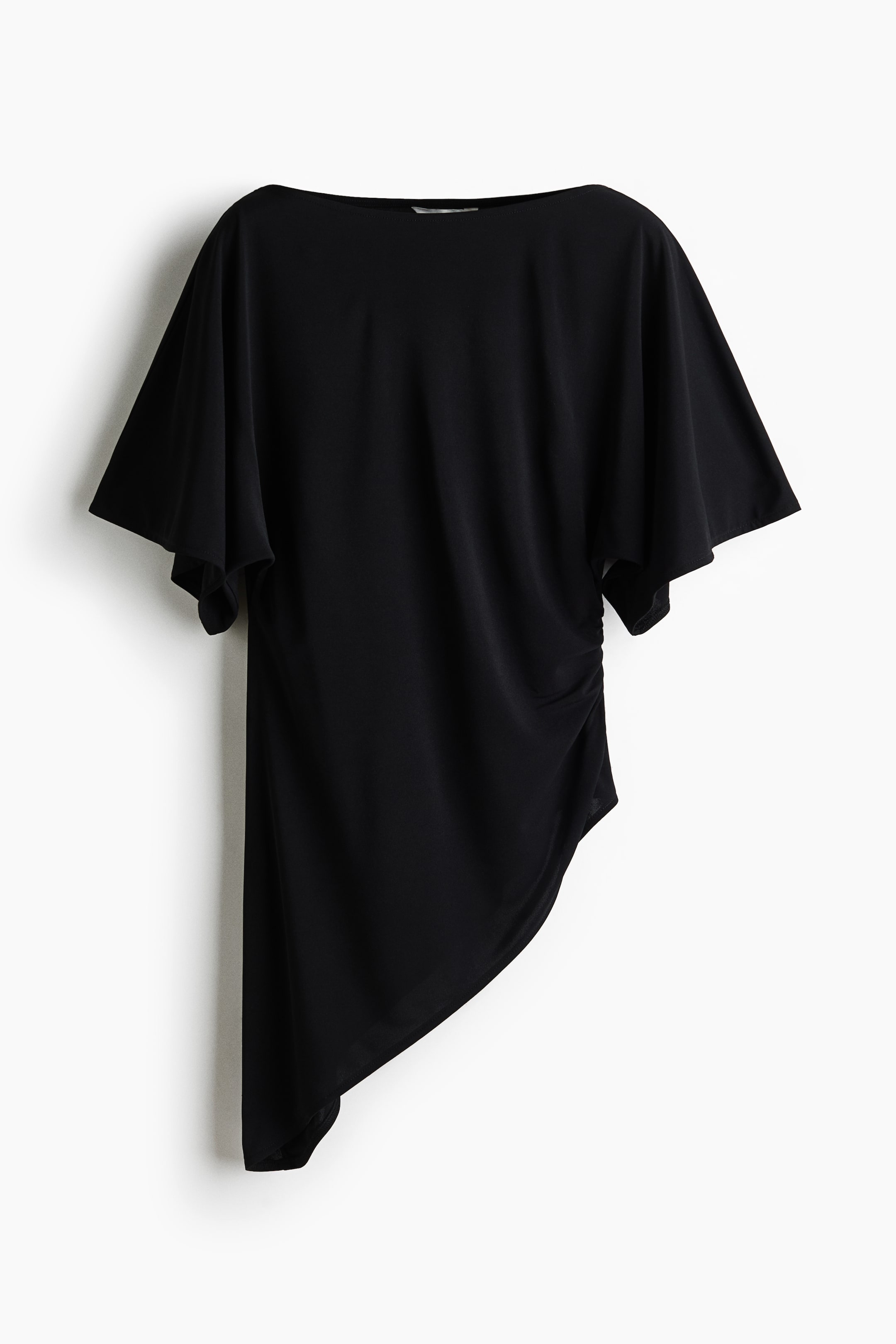 Asymmetric Butterfly-Sleeved Top