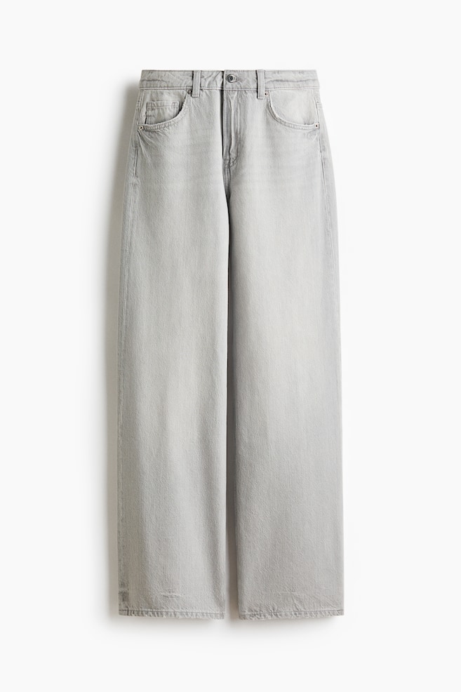Wide High Jeans - Light grey/Grey/Dark denim blue/Denim blue/Dark denim blue/Dark denim blue/Light beige/Black - 1