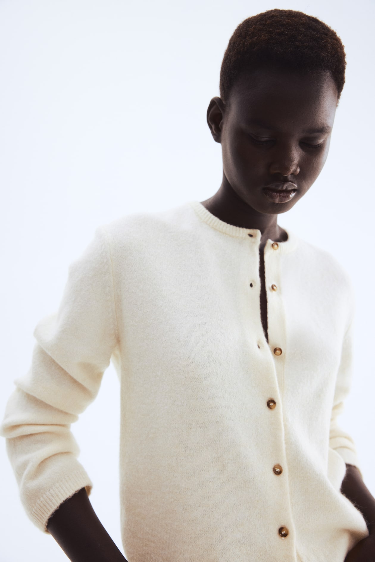 Gilet Loose Fit - Crème - FEMME | H&M FR